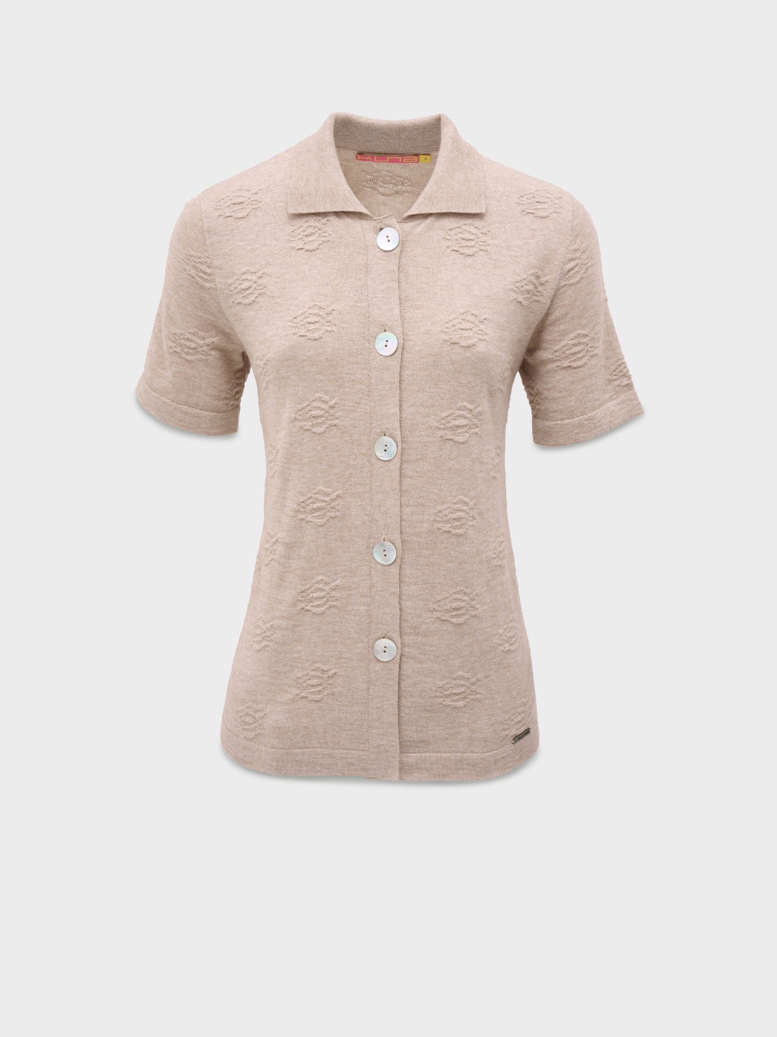 Blusa Zabeth Algodón Orgánico Color Beige