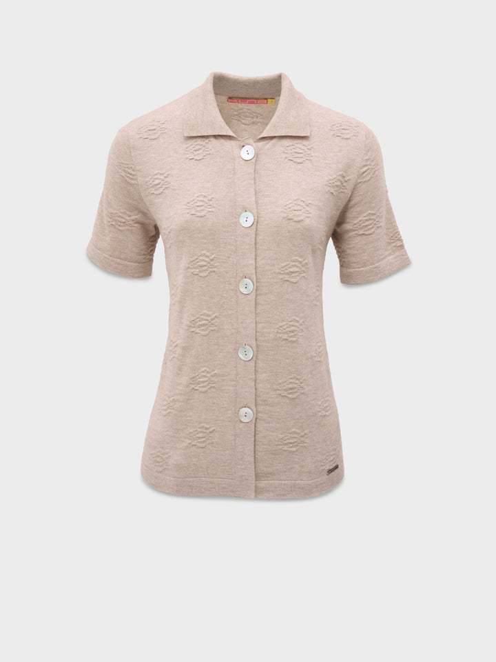 Zabeth Blouse Organic Cotton Color Beige