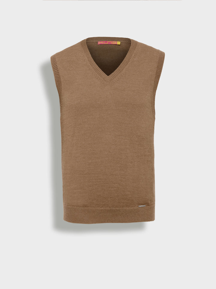 Chaleco Abel Baby Alpaca Color Camel