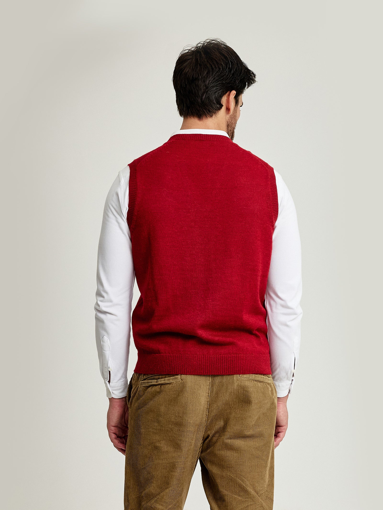 Abel Vest Baby Alpaca Color Vermouth
