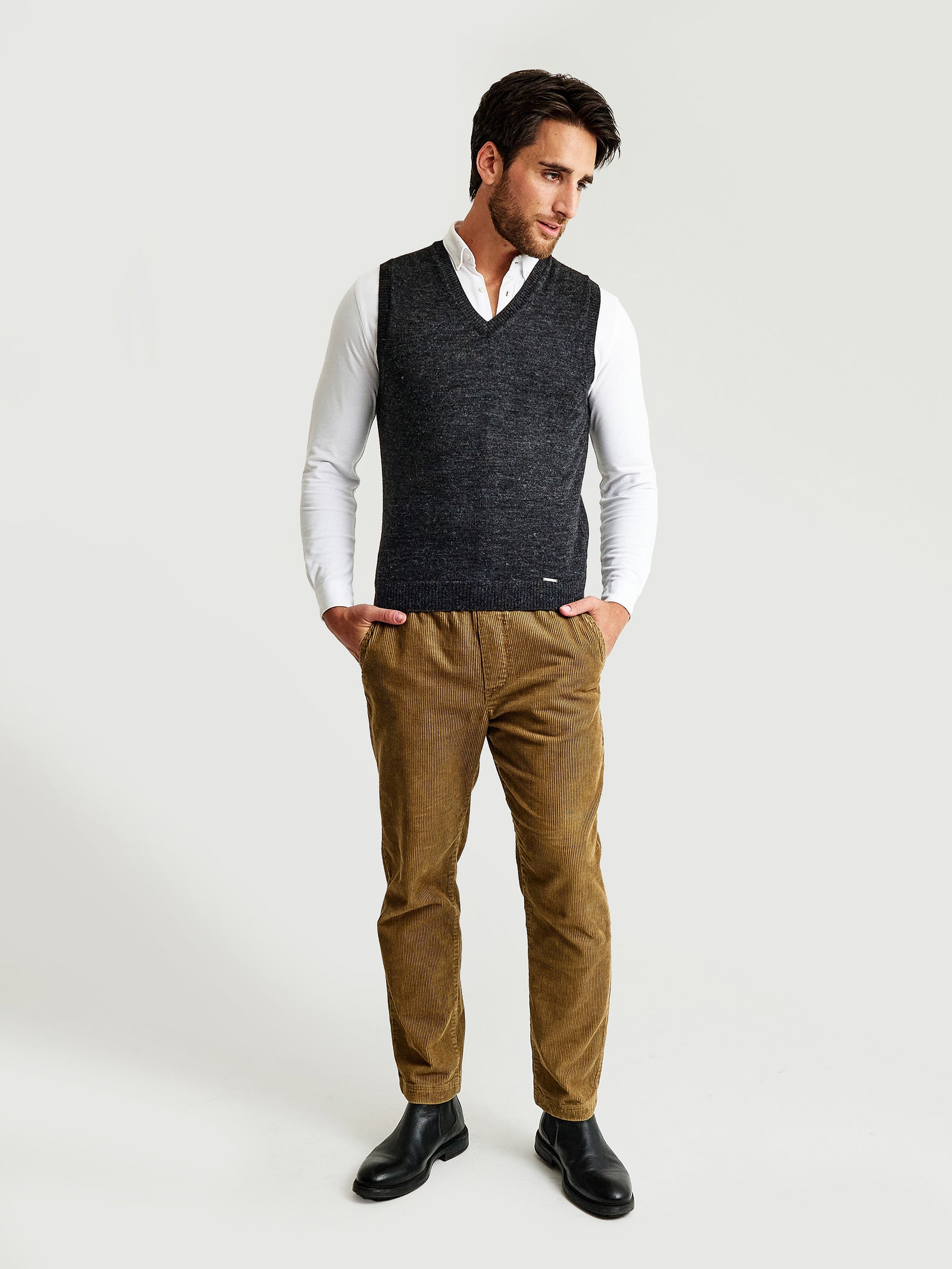 Abel Vest Baby Alpaca Color Anthracite