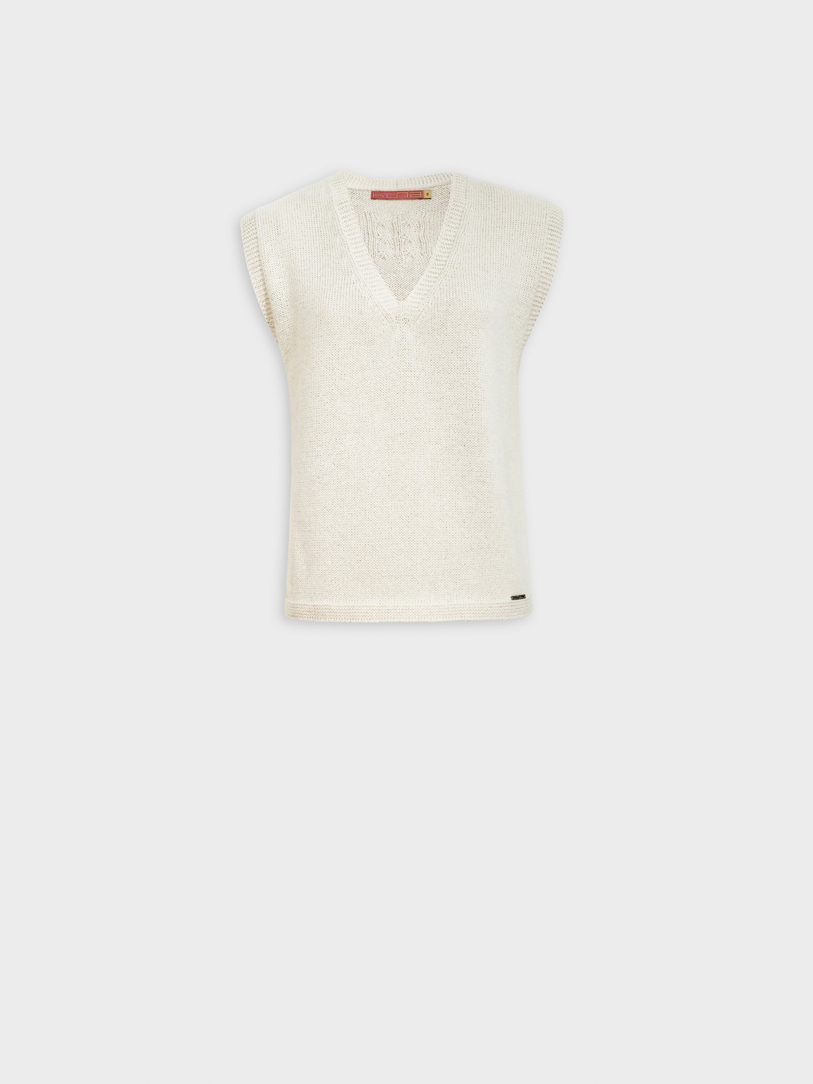 Zafiro Vest Baby Alpaca Color White