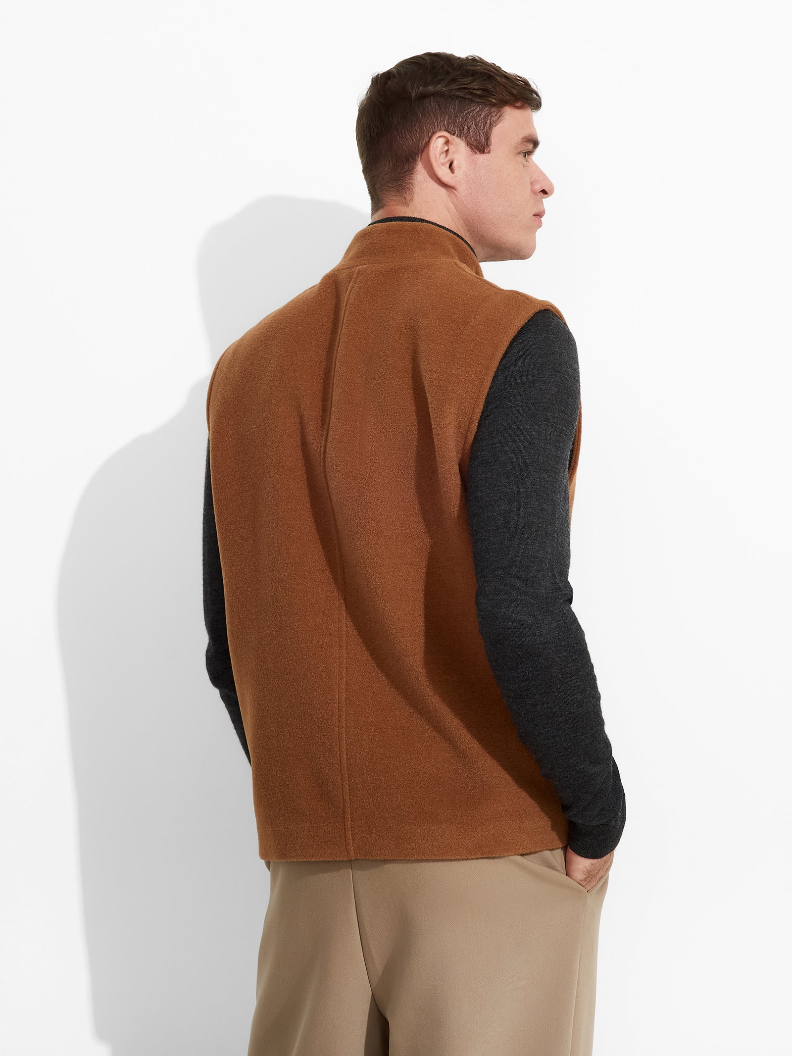Zunkle Vest Alpaca Color Camel