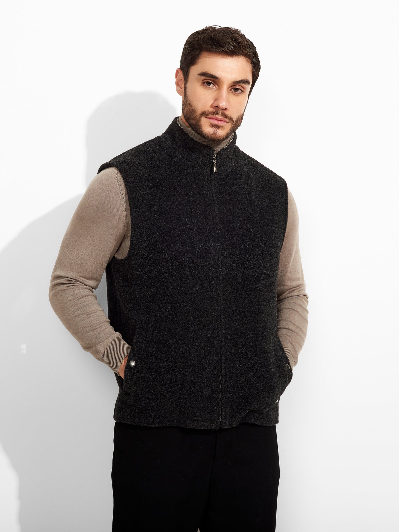 Zunkle Vest Alpaca Color Anthracite