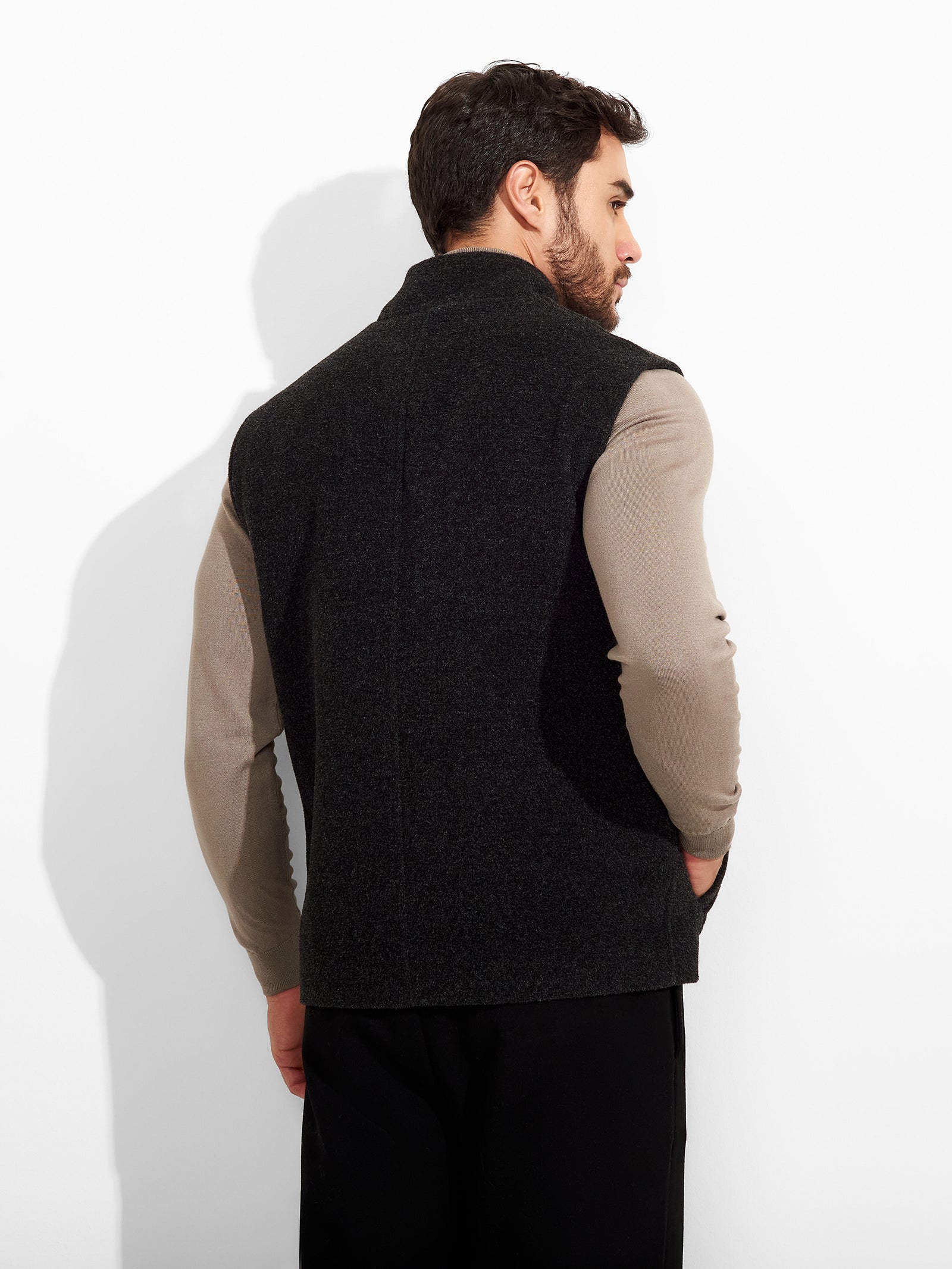 Zunkle Vest Alpaca Color Anthracite