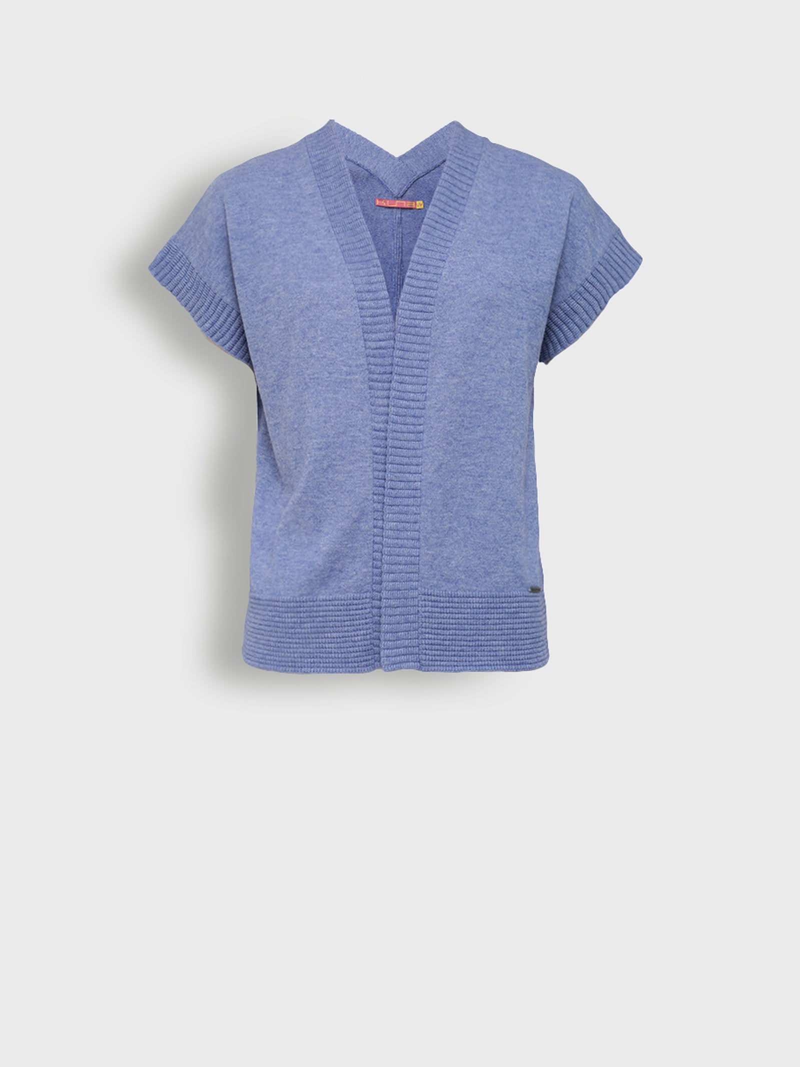 Ymelde Vest Cotton Color Blue