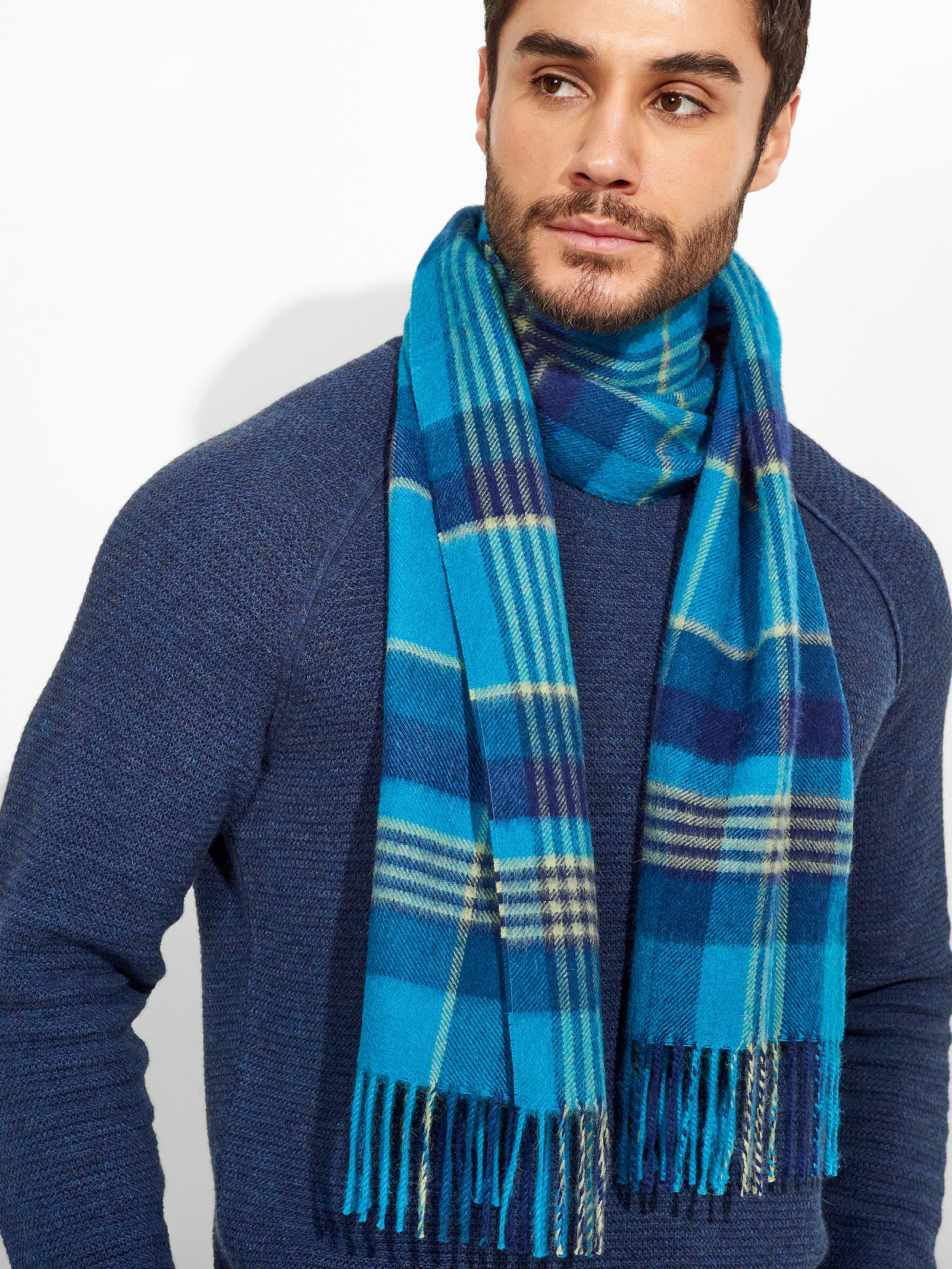 Bufanda Ratti Baby Alpaca Color Azul
