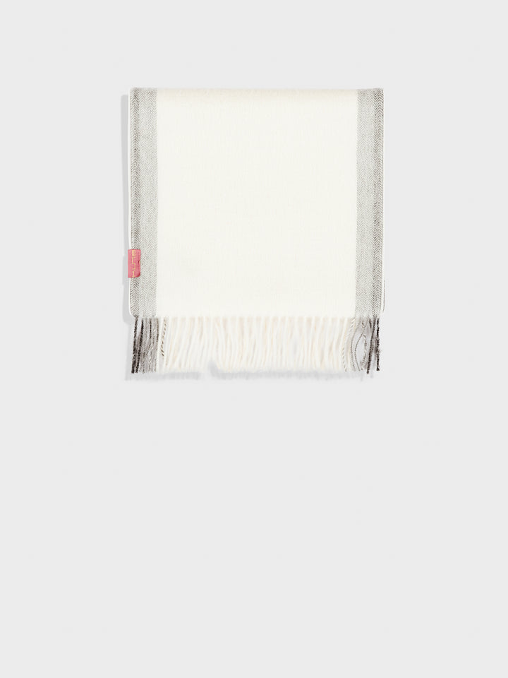 Ravenna Scarf Baby Alpaca Color Ecru