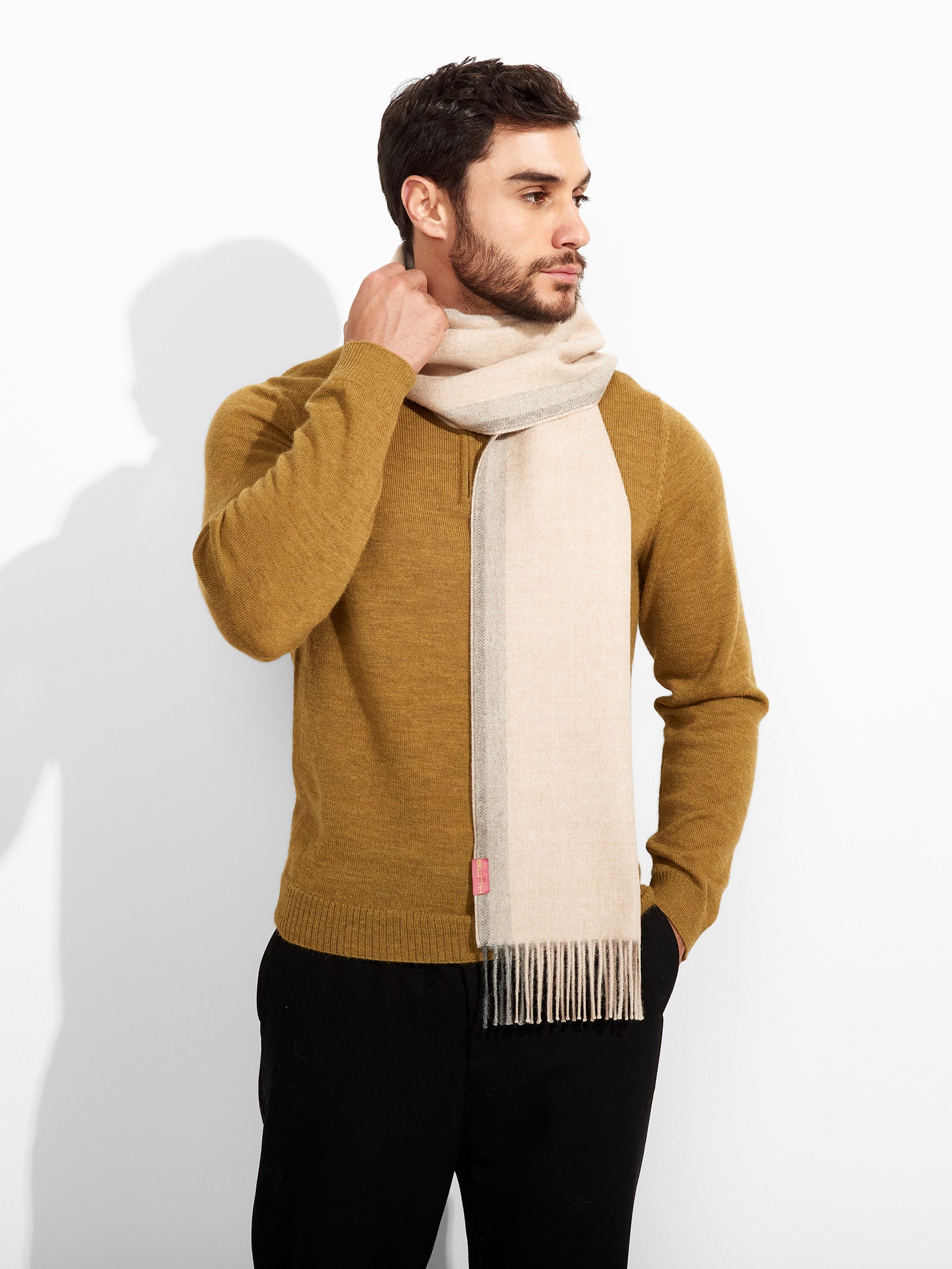 Ravenna Scarf Baby Alpaca Color Beige