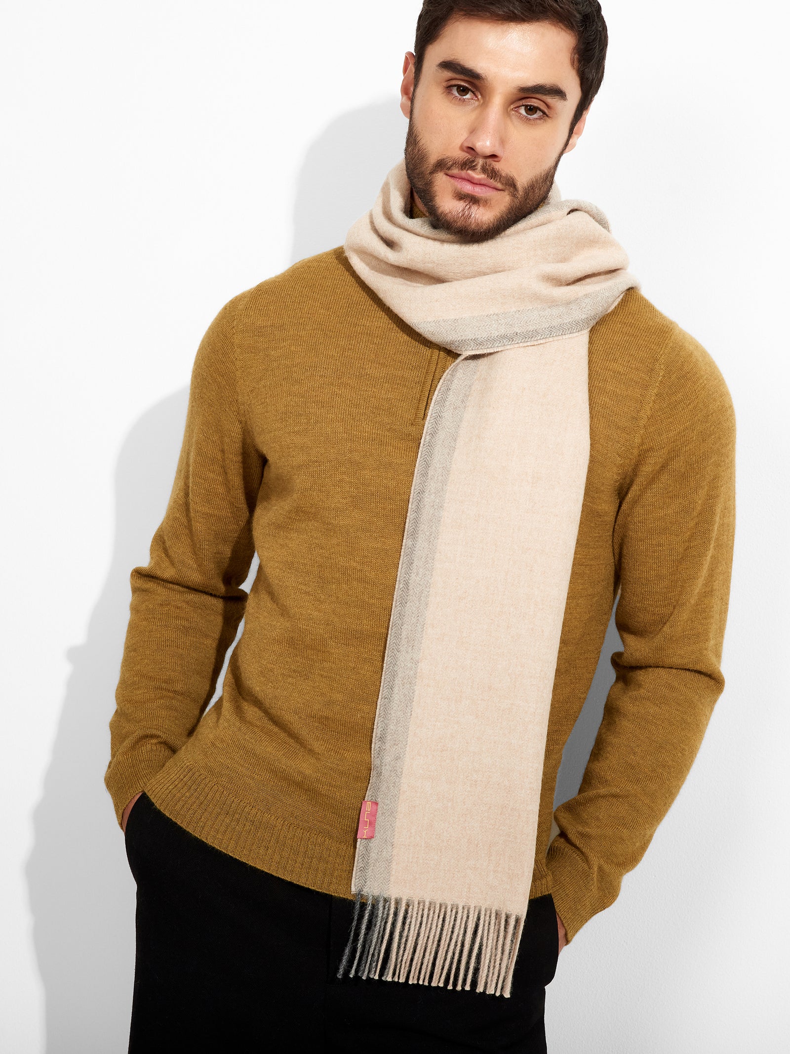 Ravenna Scarf Baby Alpaca Color Beige
