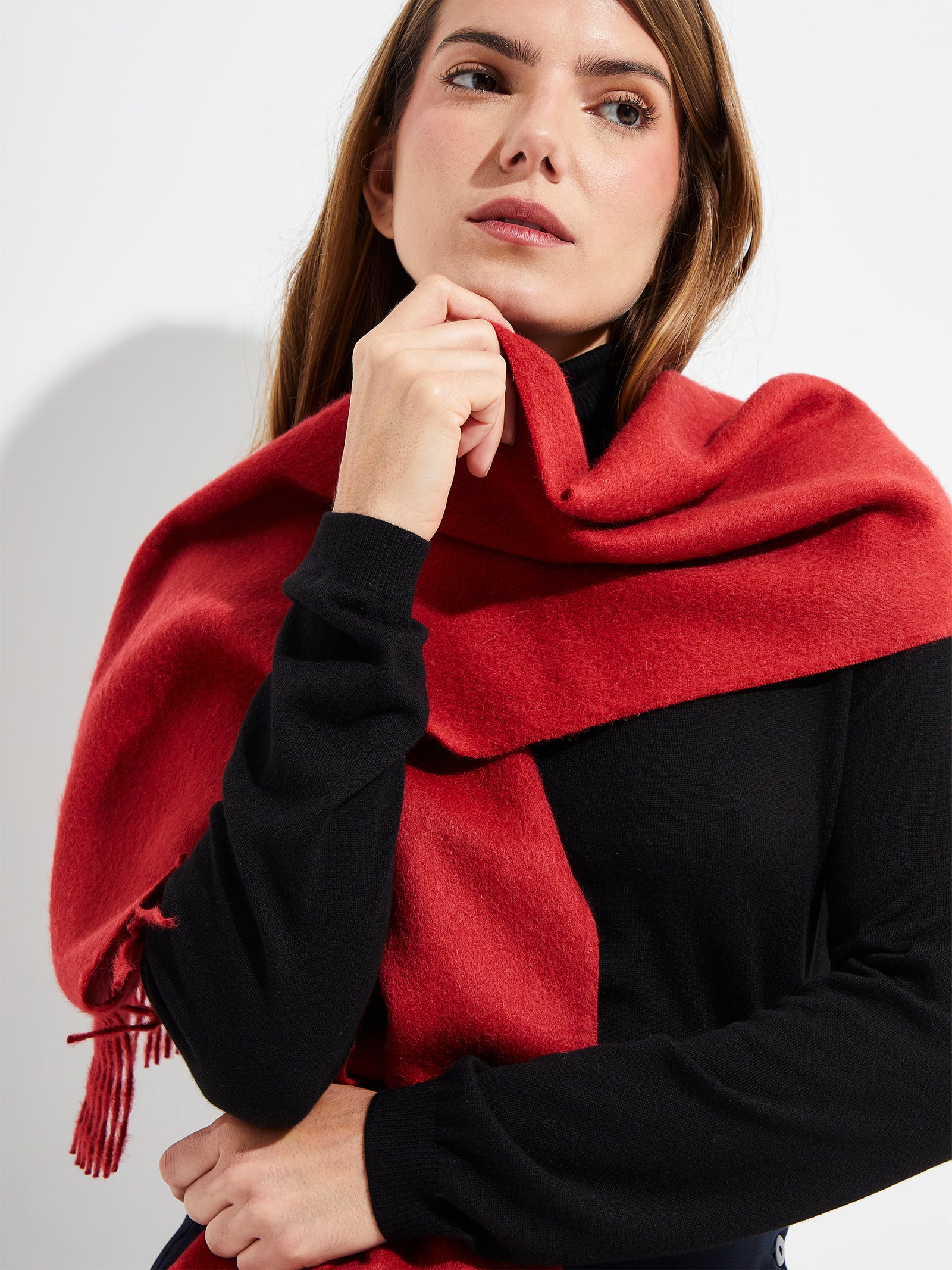 CHALINA JAMAS DE ROYAL ALPACA COLOR ROJO