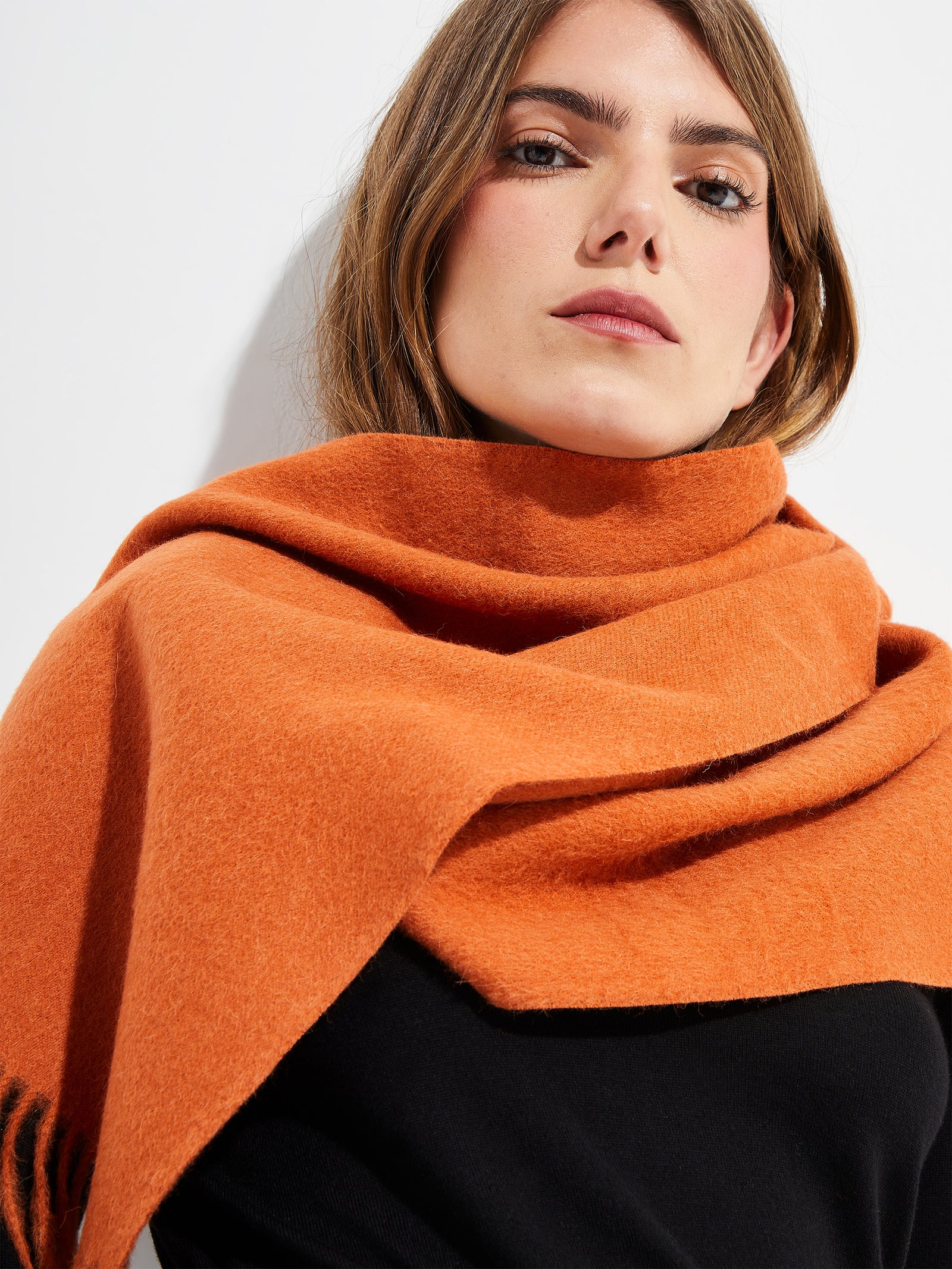 Jamas Scarf Royal Alpaca Color Naranja