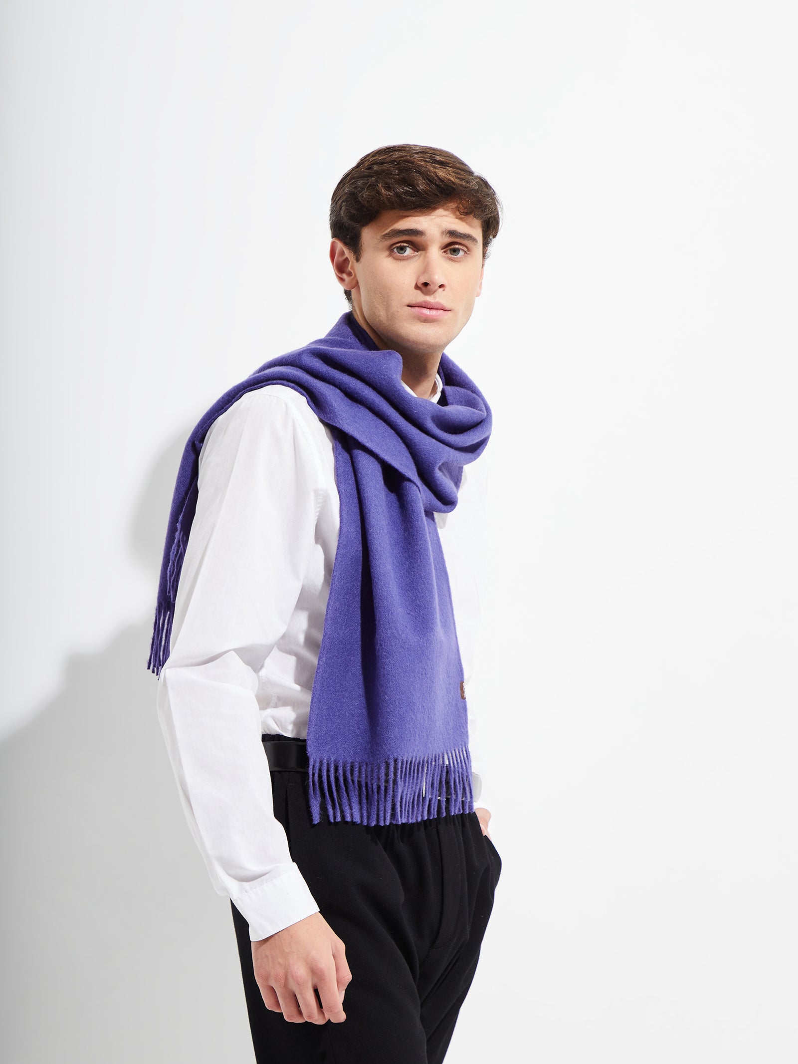 Jamas Scarf Royal Alpaca Color Morado