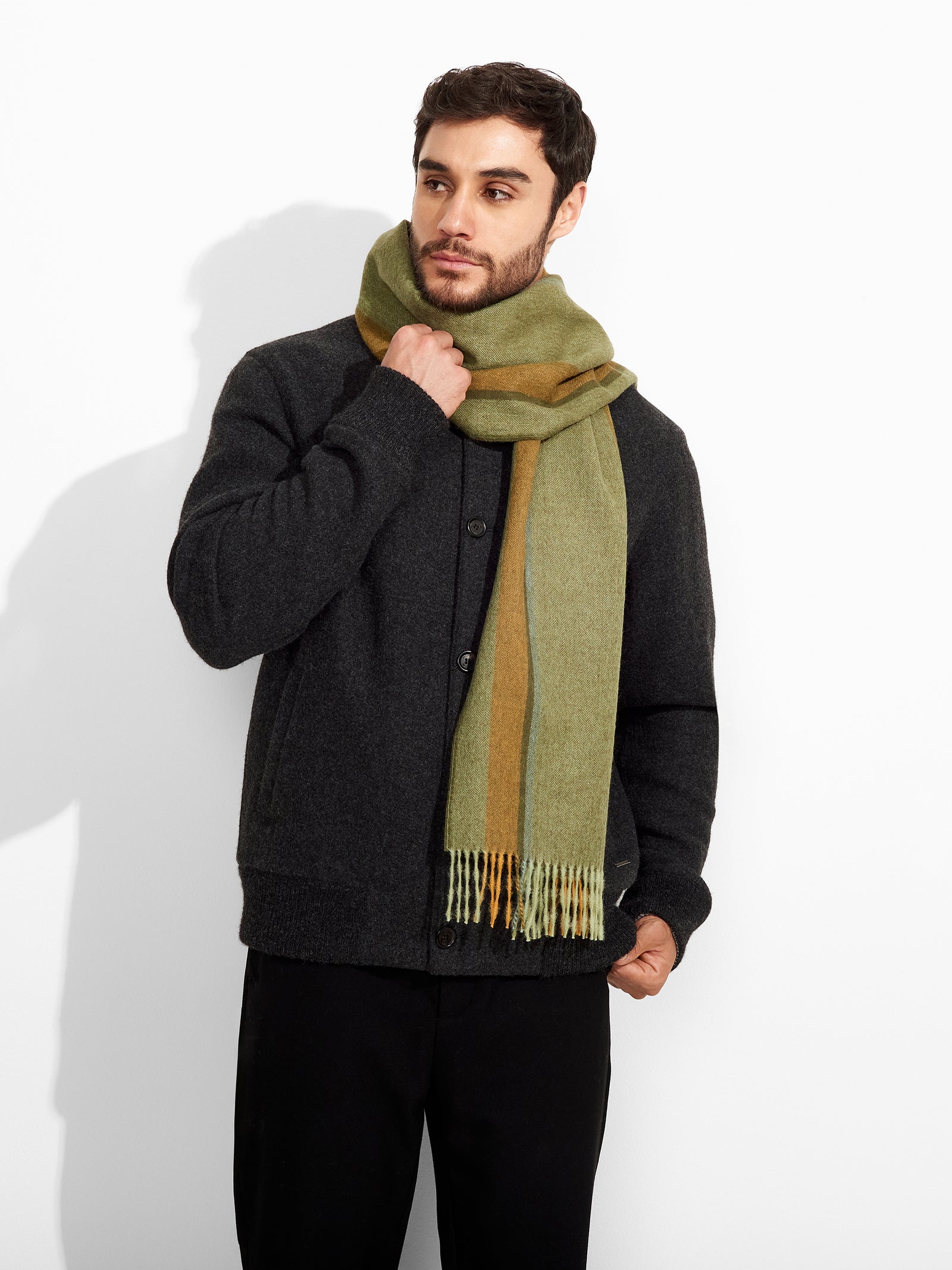 Perejil Scarf Baby Alpaca Color Green