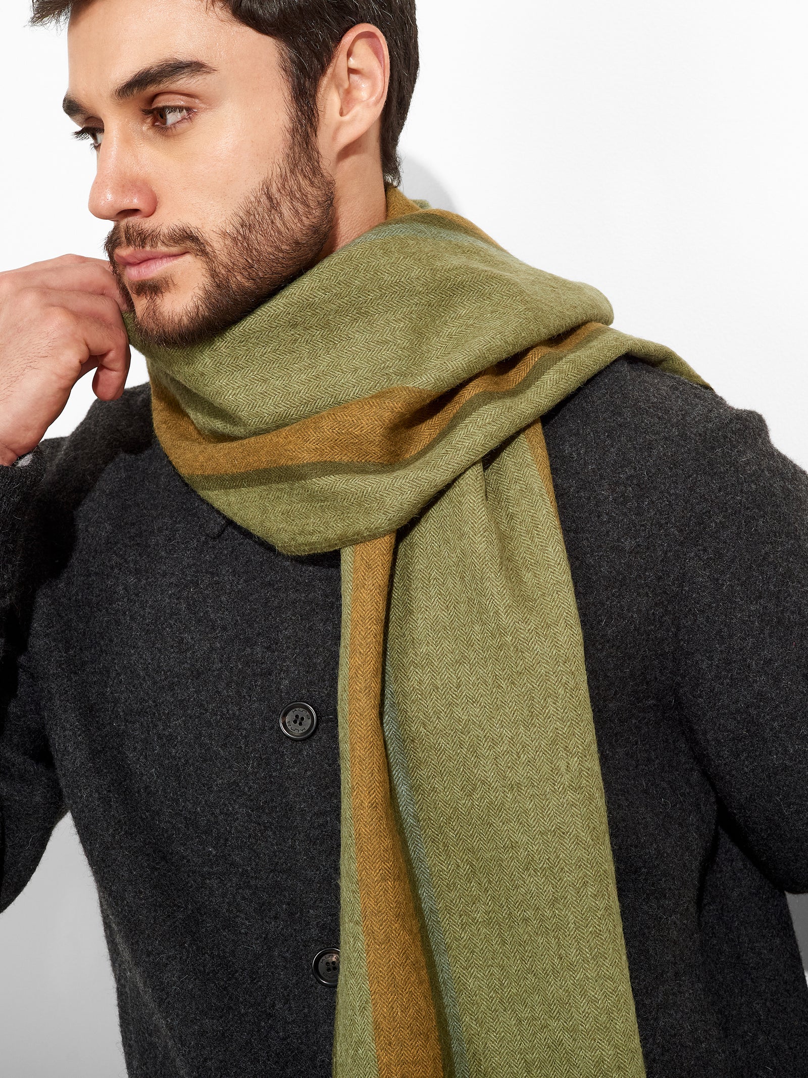 Perejil Scarf Baby Alpaca Color Green