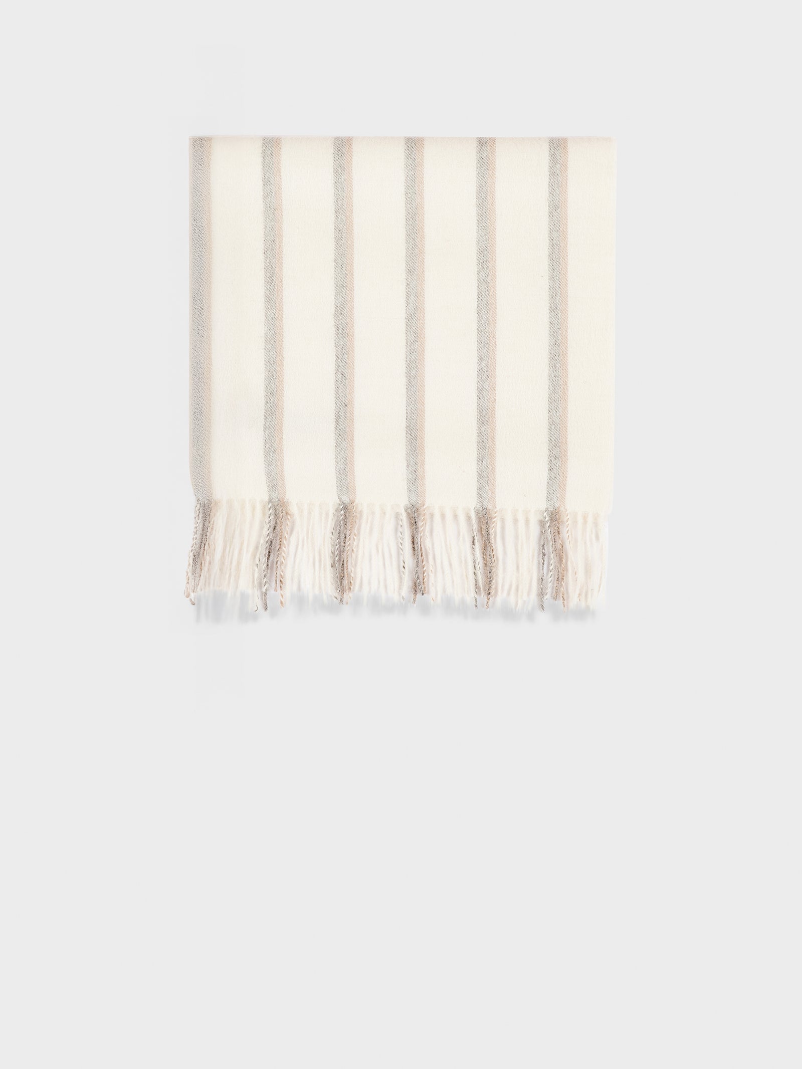 Fular de jean Baby Alpaca Color Crudo