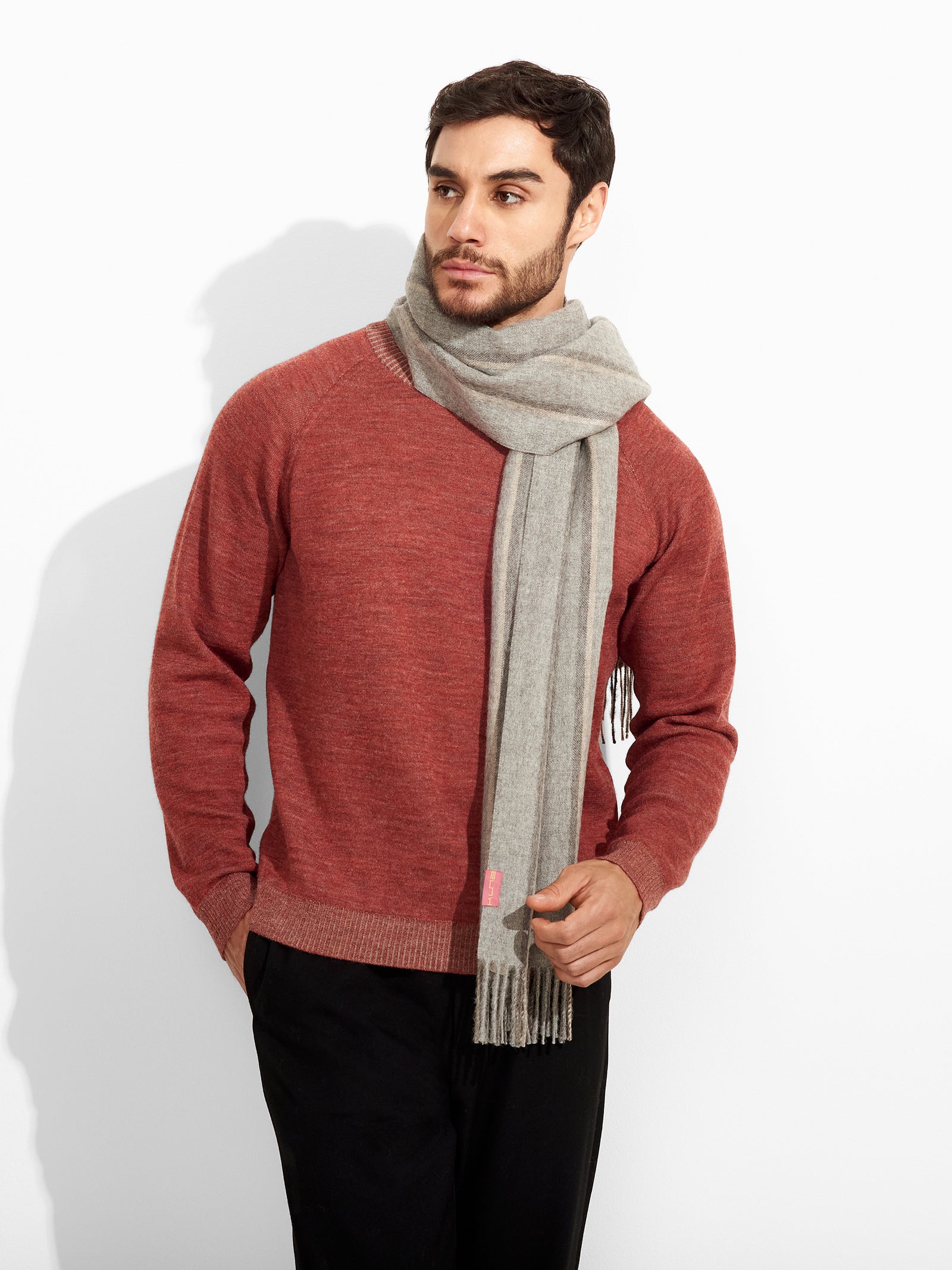 Jean Scarf Baby Alpaca Color Grey