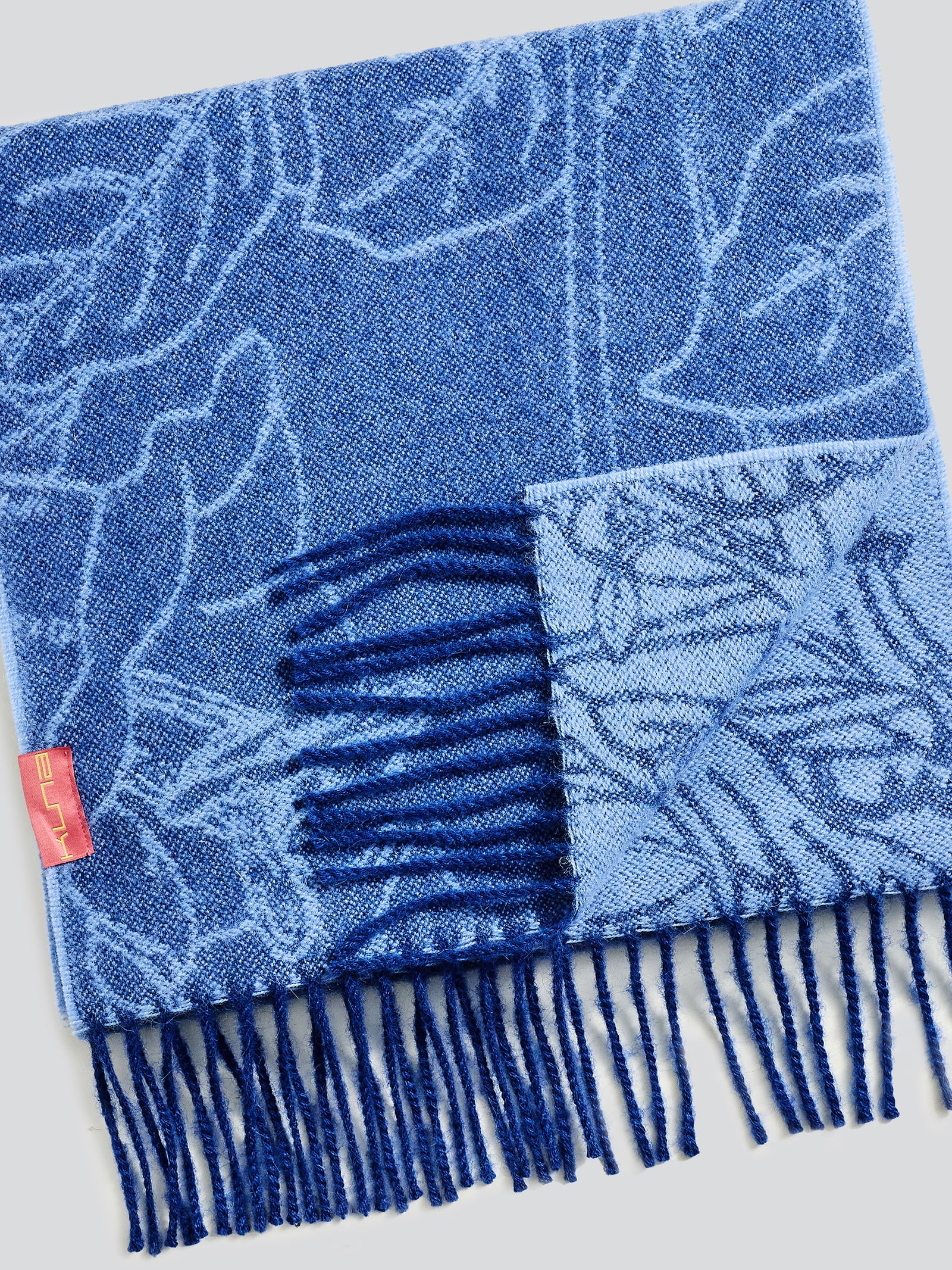 Yetzael Scarf Baby Alpaca Color Blue