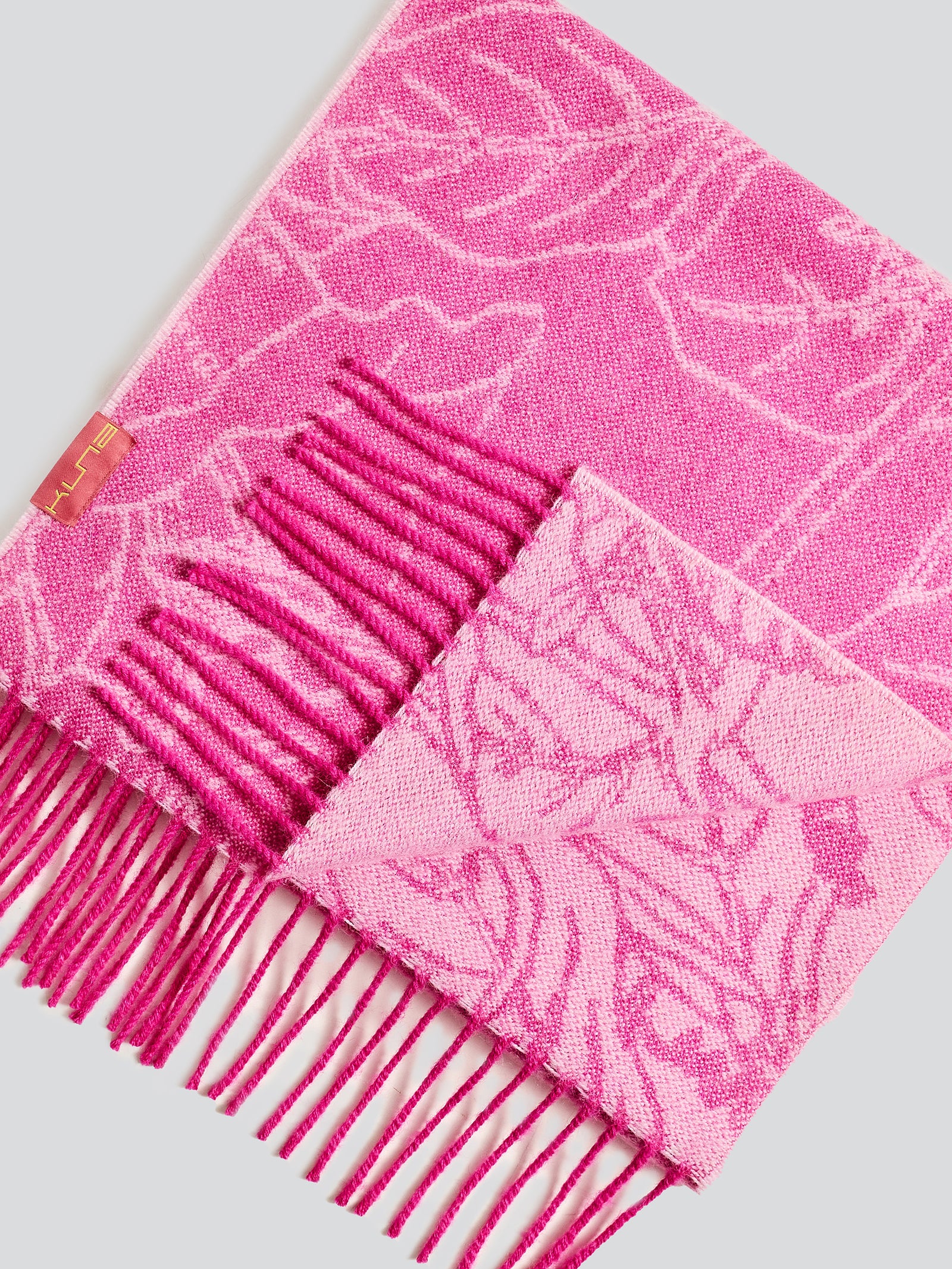 Yetzael Scarf Baby Alpaca Color Fuchsia