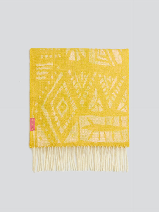 Yetzali Scarf Baby Alpaca Color Yellow