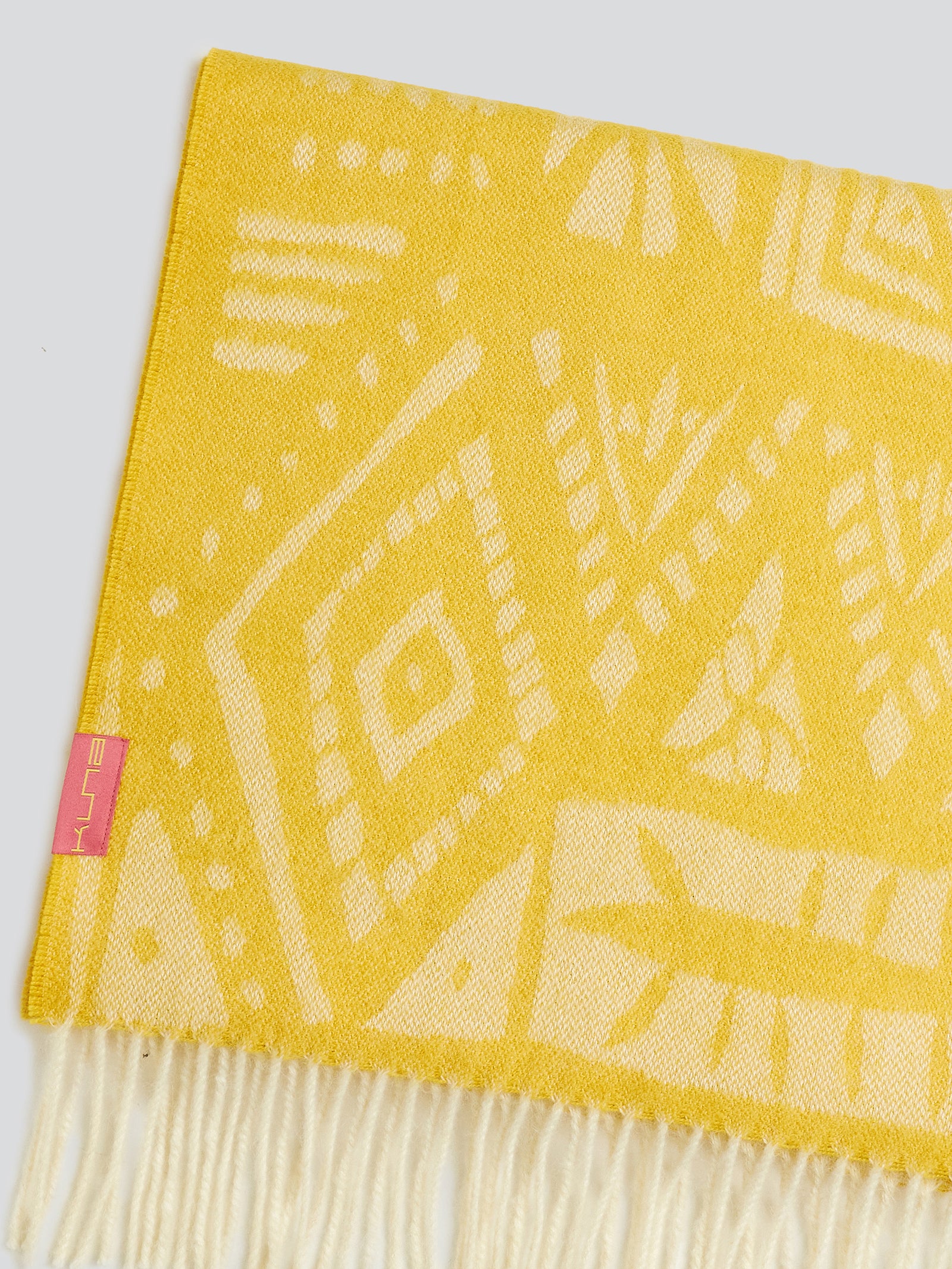 Yetzali Scarf Baby Alpaca Color Yellow