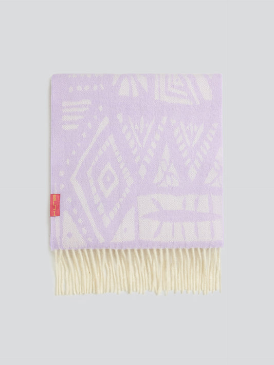 Yetzali Scarf Baby Alpaca Color Purple