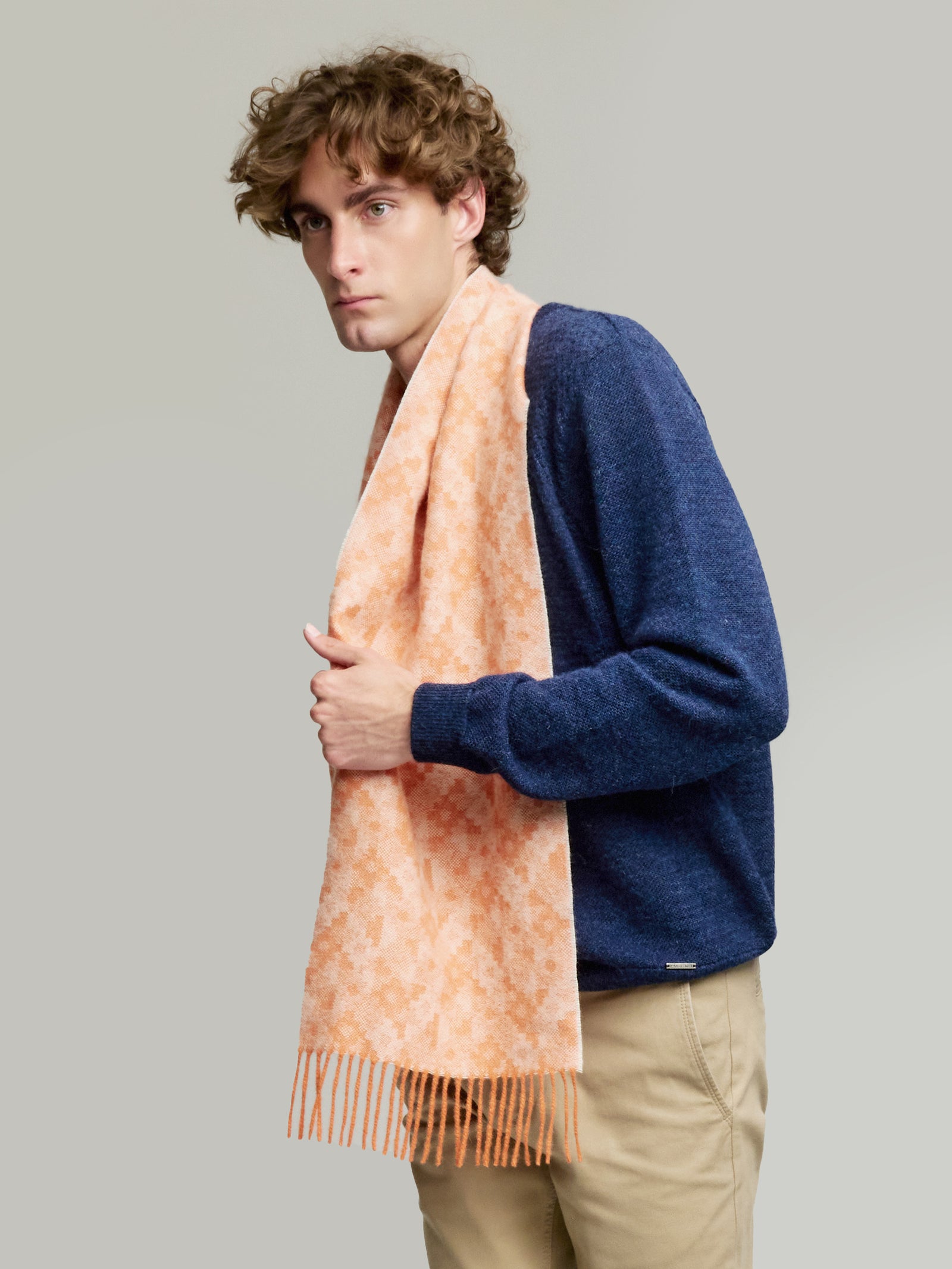 Yldis Scarf Baby Alpaca Color Orange
