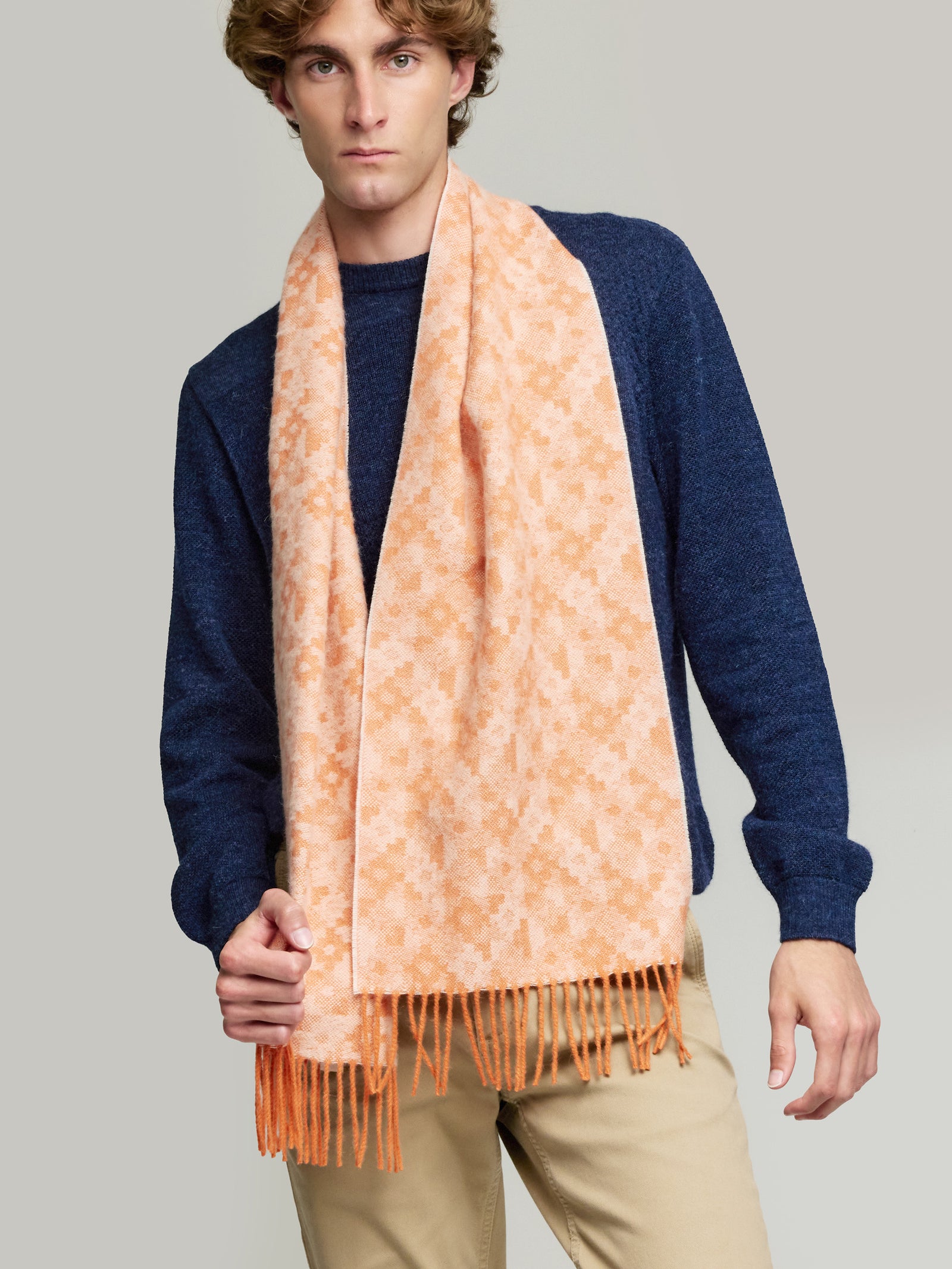 Yldis Scarf Baby Alpaca Color Orange