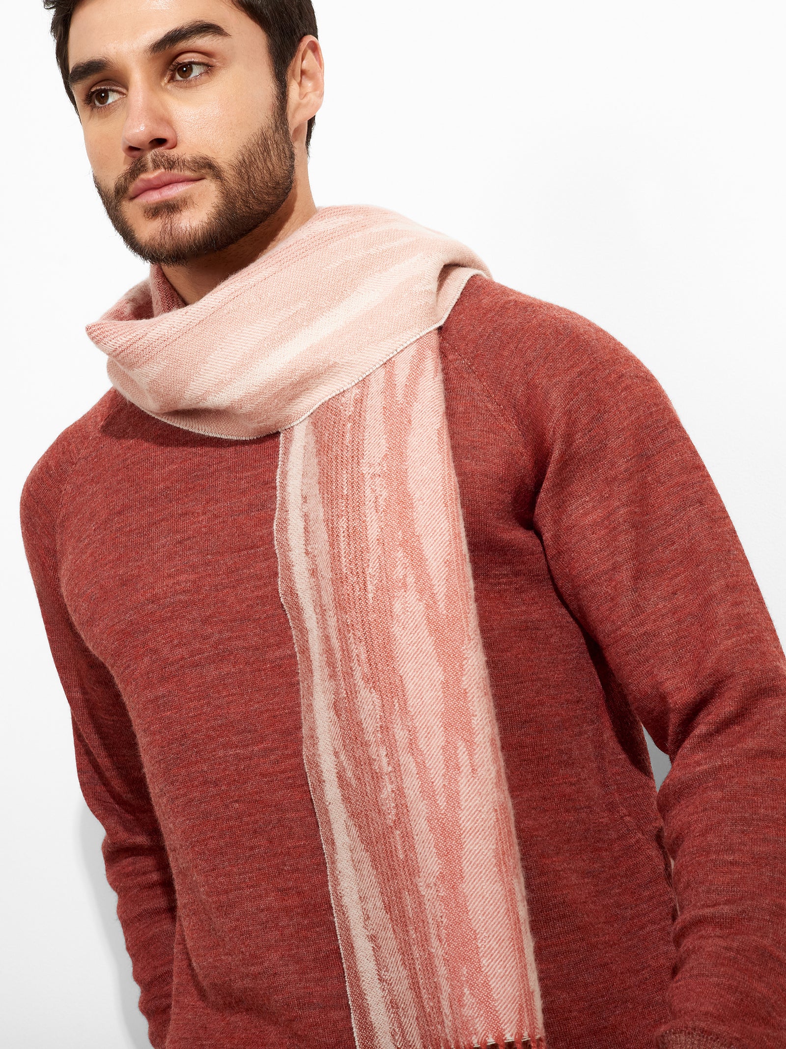 Zagoni Scarf Baby Alpaca Color Pink