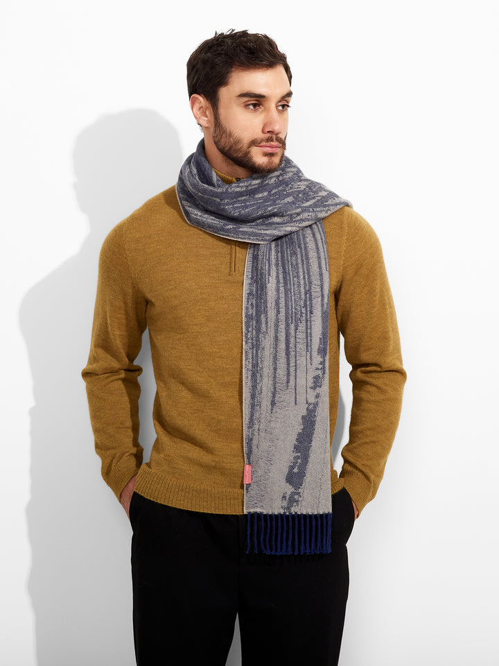Zangay Scarf Baby Alpaca Color Blue