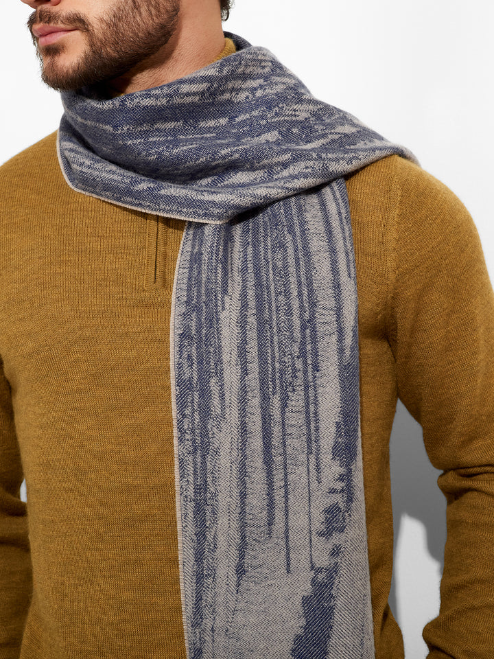 Zangay Scarf Baby Alpaca Color Blue