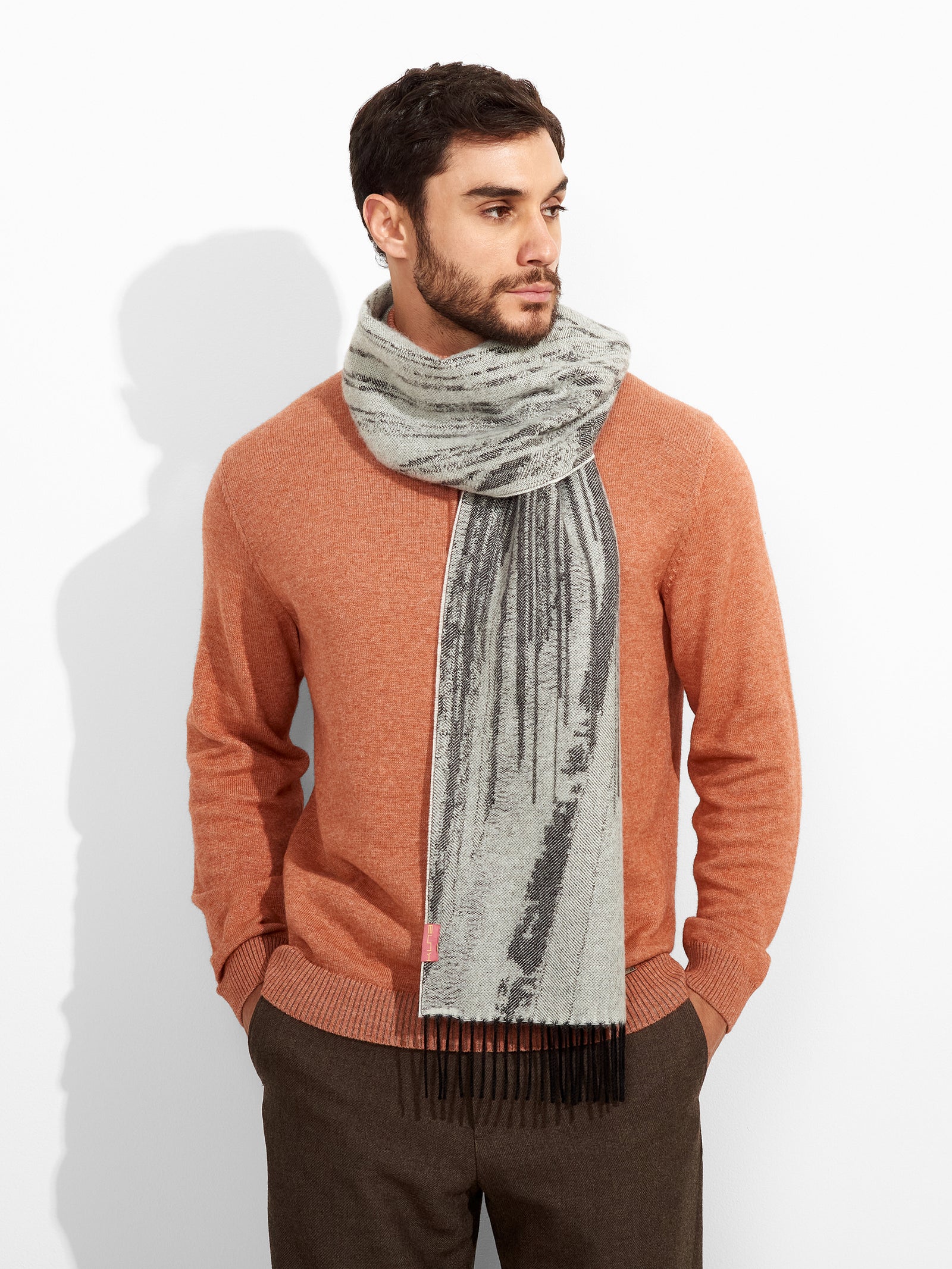 Bufanda Zangay Baby Alpaca Color Negro