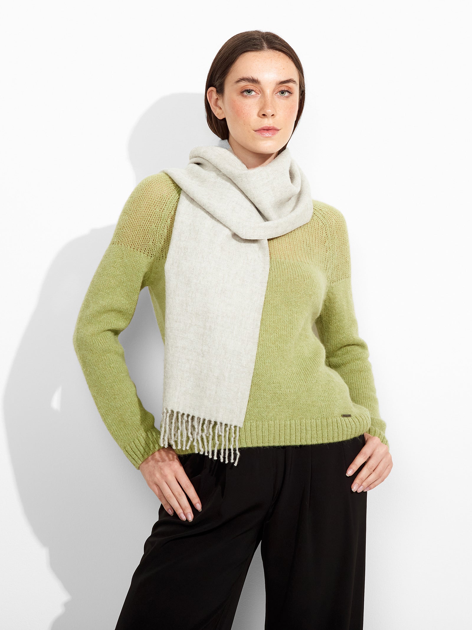 Recreo Bufanda Baby Alpaca Color Gris