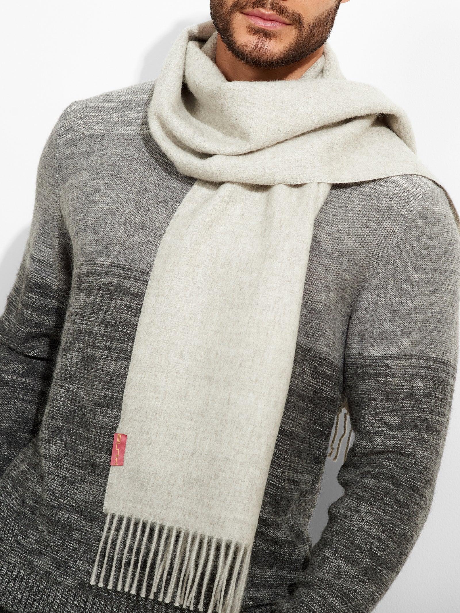 Recreo Bufanda Baby Alpaca Color Gris
