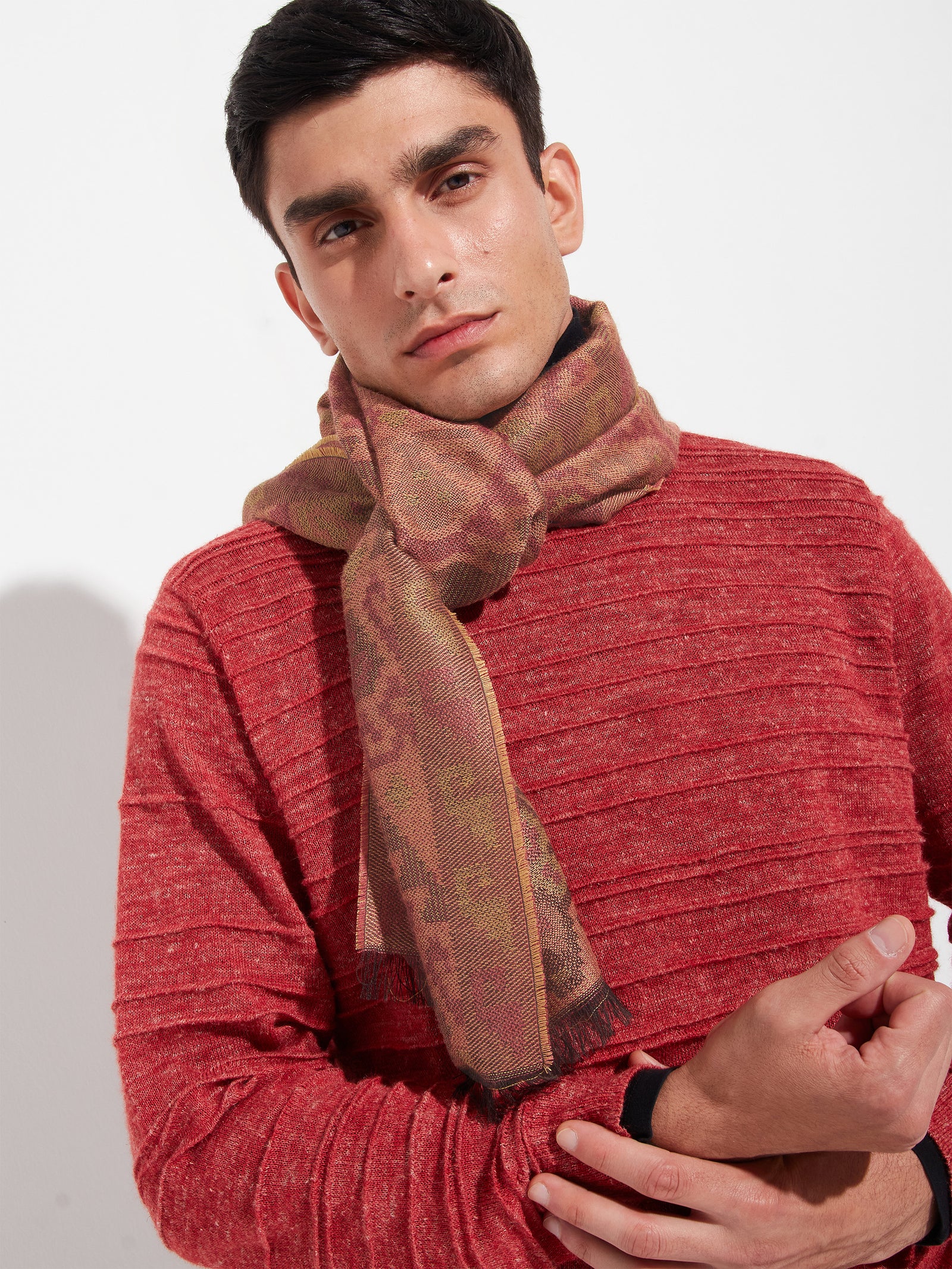 Chancay - 38 Scarf Baby Alpaca Color Orange