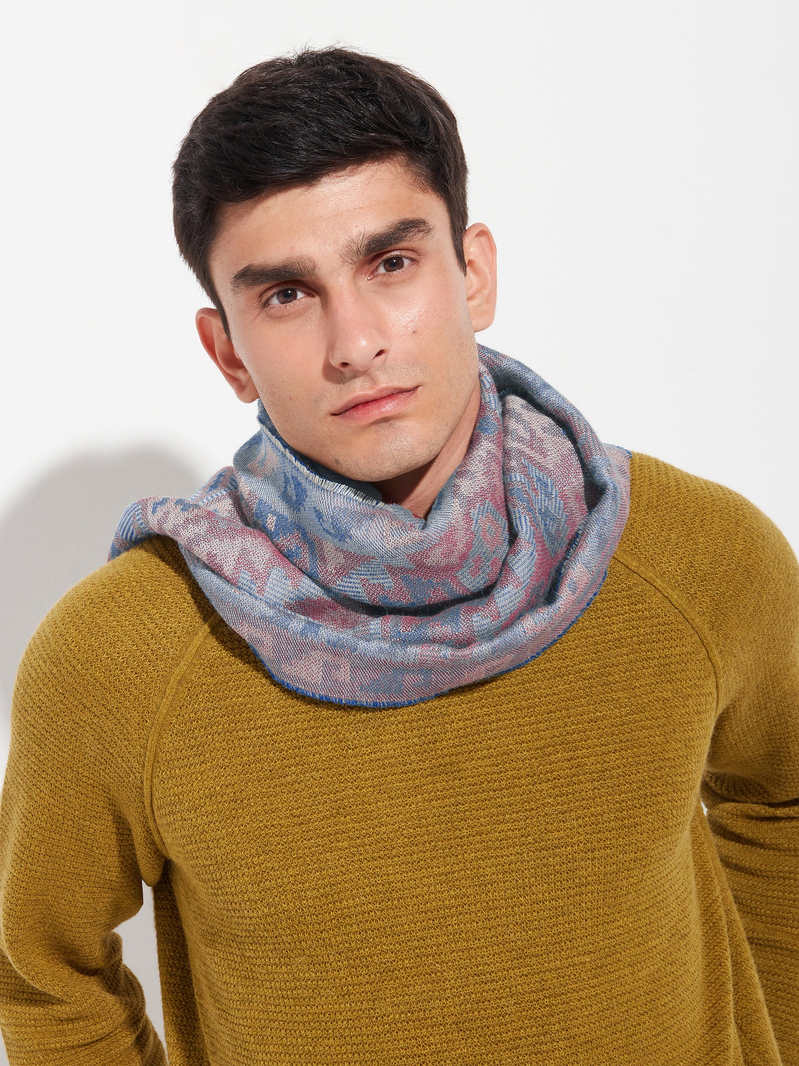 Chancay - 38 Scarf Baby Alpaca Color Blue