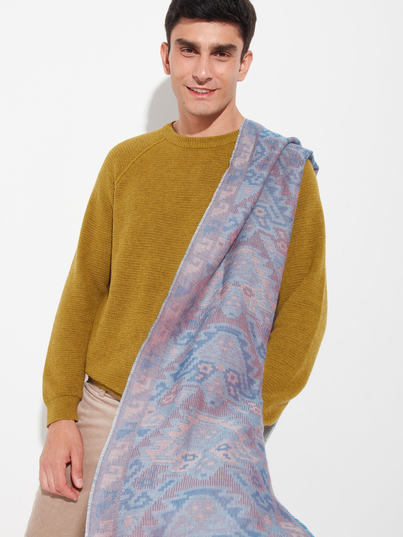 Chancay - 38 Scarf Baby Alpaca Color Blue