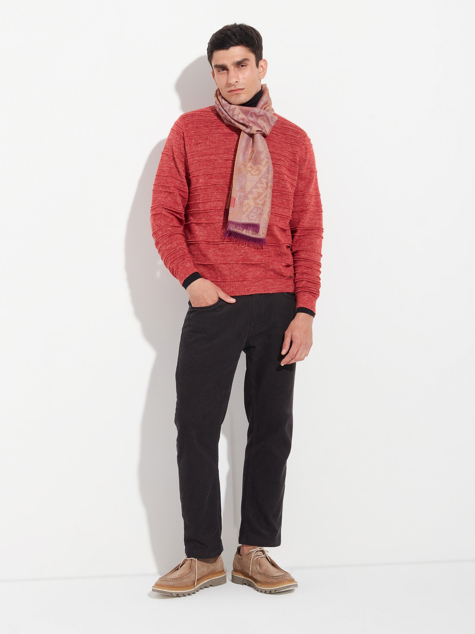 Chancay - 38 Scarf Baby Alpaca Color Red
