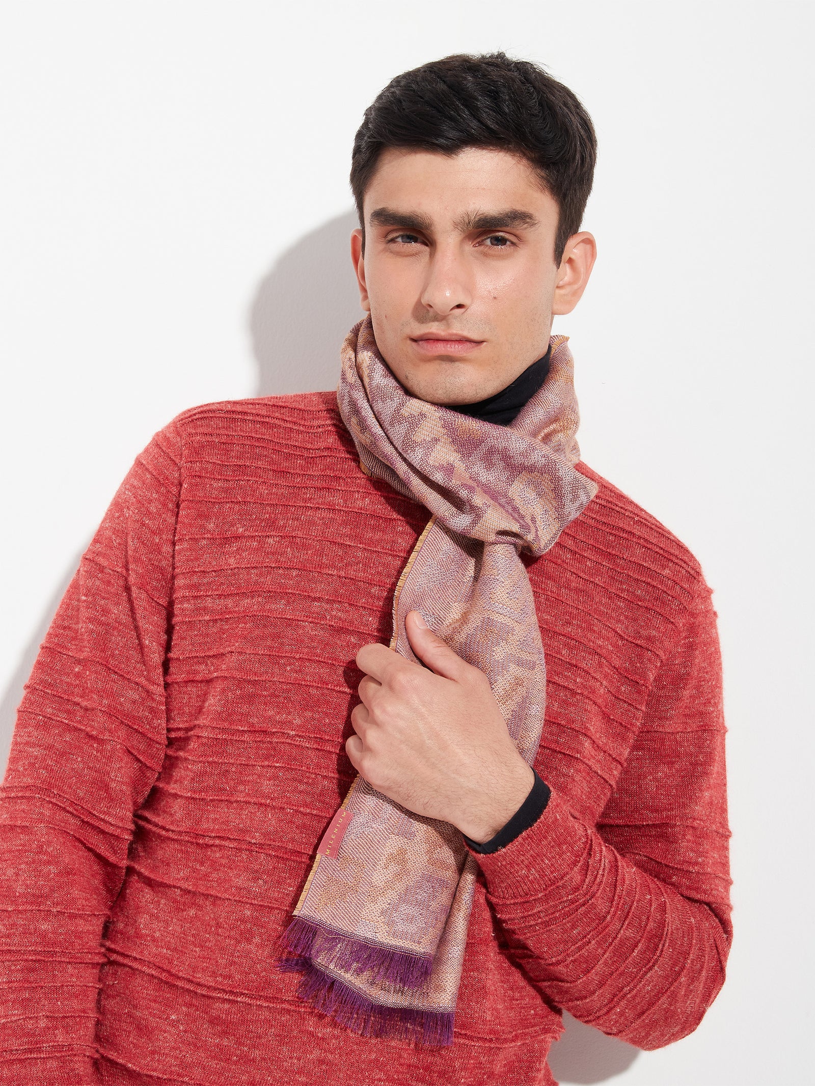 Chancay - 38 Scarf Baby Alpaca Color Red