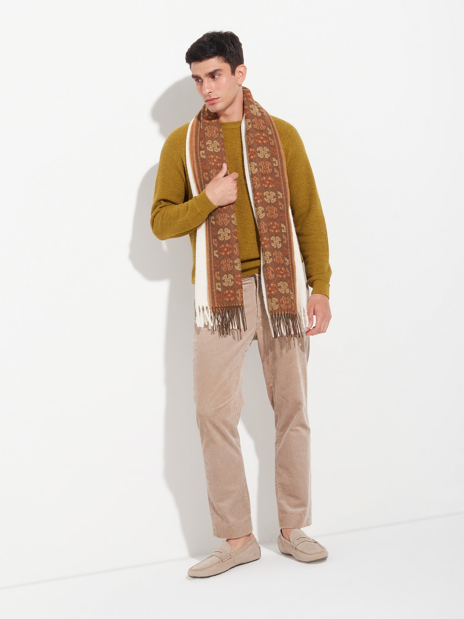 Chancay - 36 Scarf Baby Alpaca Color Brown