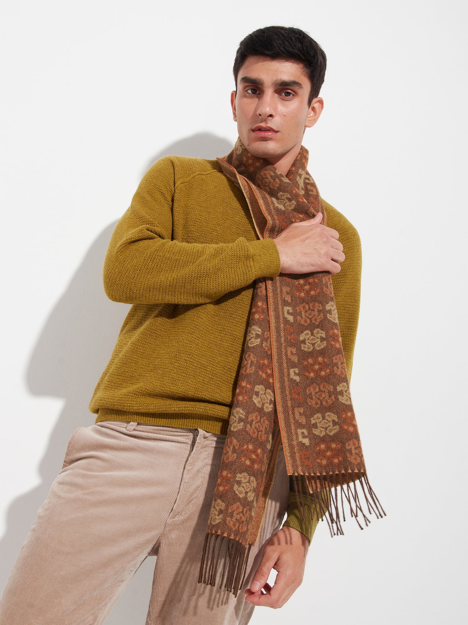 Chancay - 36 Scarf Baby Alpaca Color Brown