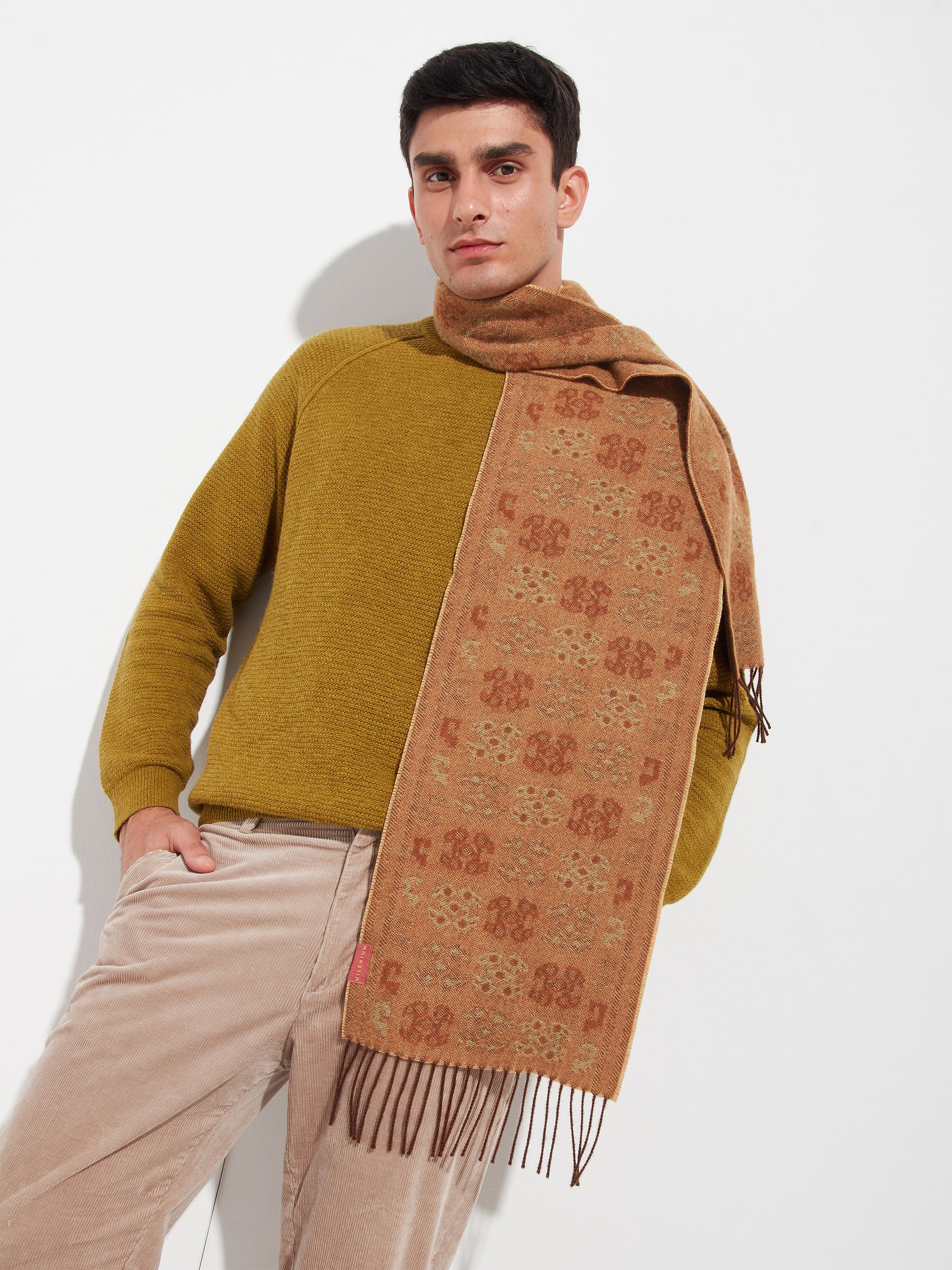 Chancay - 36 Scarf Baby Alpaca Color Brown