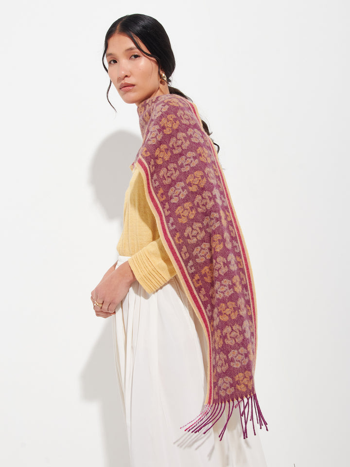 Chancay - 36 Scarf Baby Alpaca Color Fuchsia