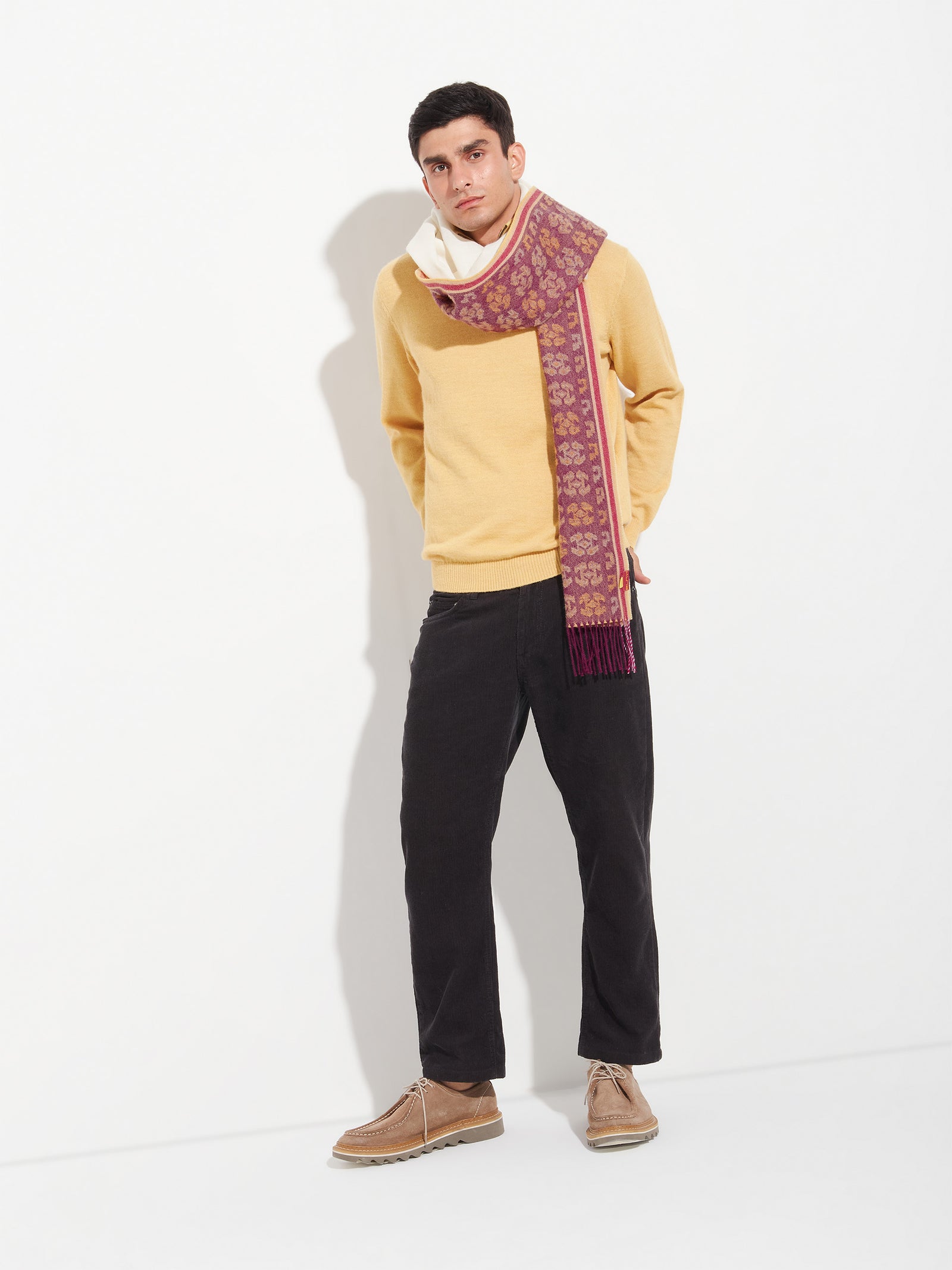 Chancay - 36 Scarf Baby Alpaca Color Fuchsia