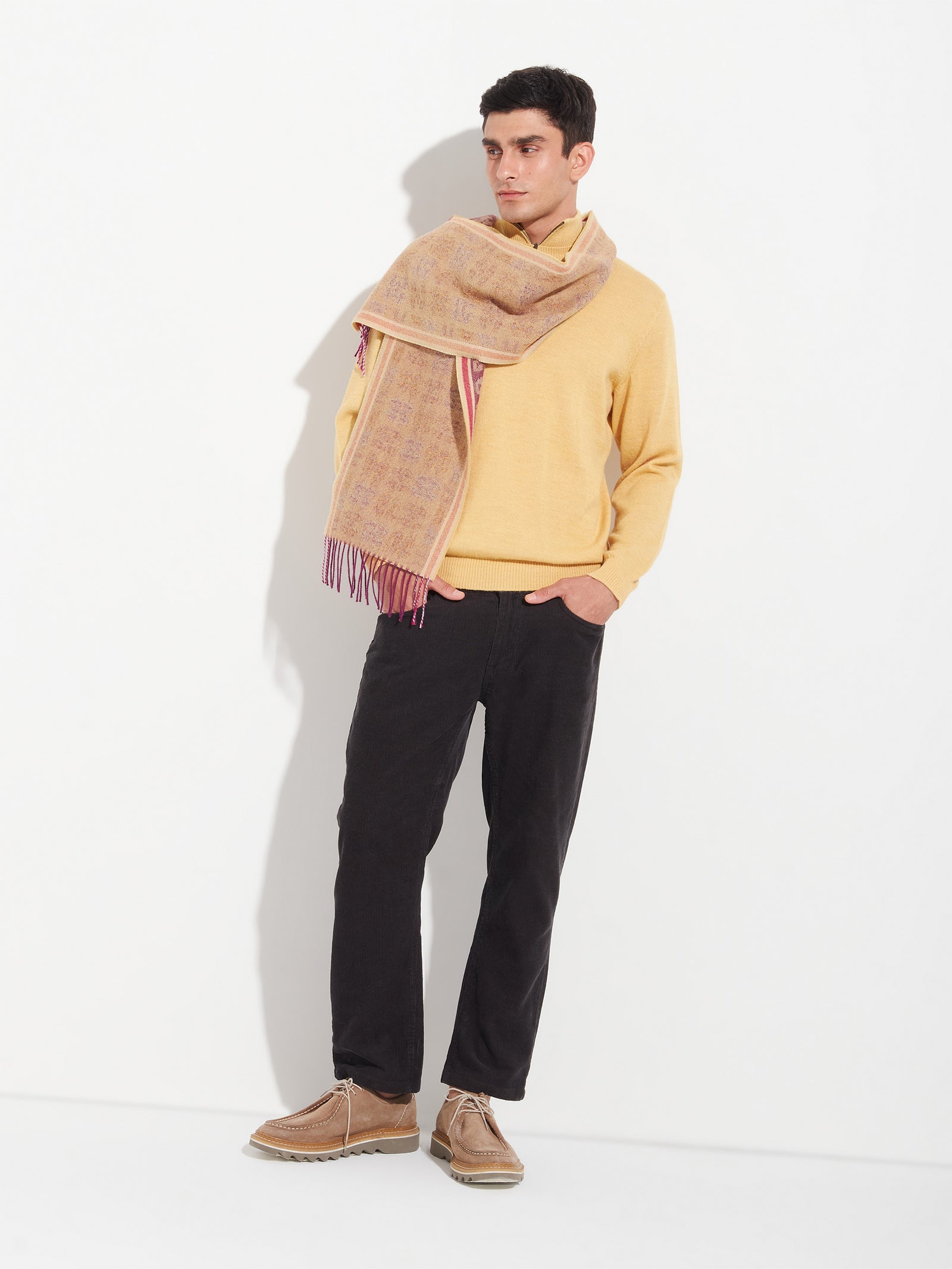 Chancay - 36 Scarf Baby Alpaca Color Fuchsia