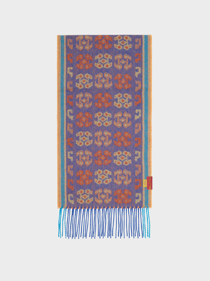 Chancay - 36 Scarf Baby Alpaca Color Blue