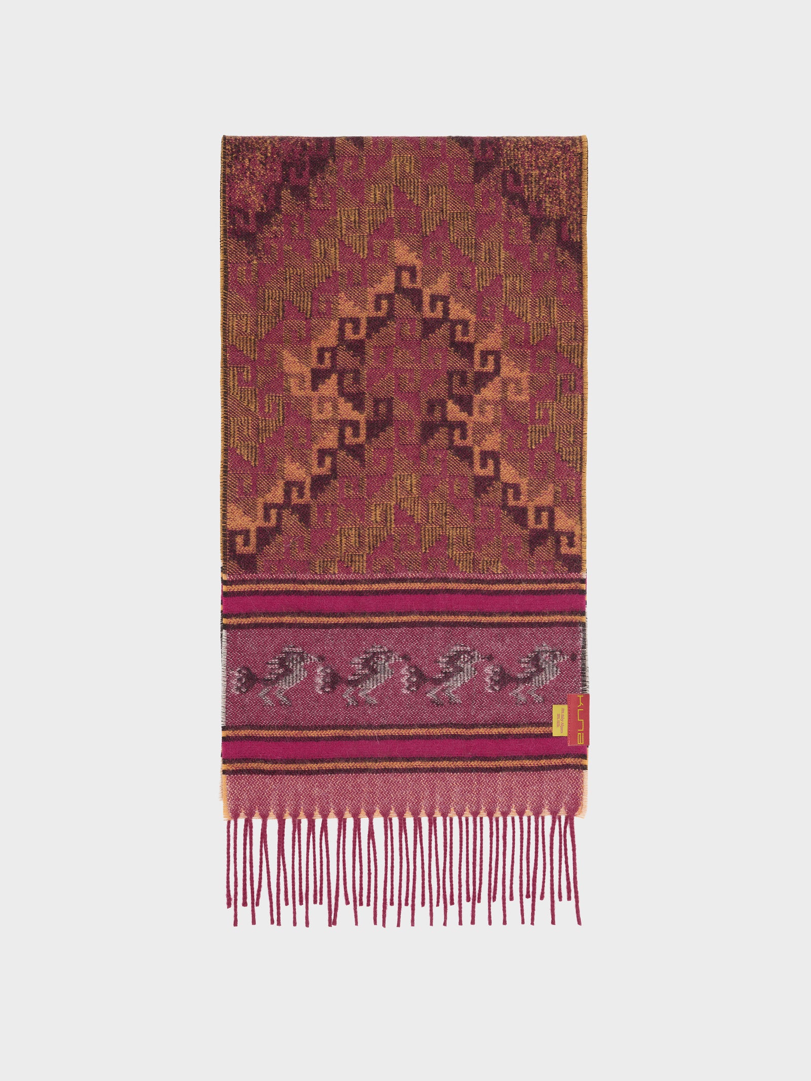 Chancay - 37 Scarf Baby Alpaca Color Red