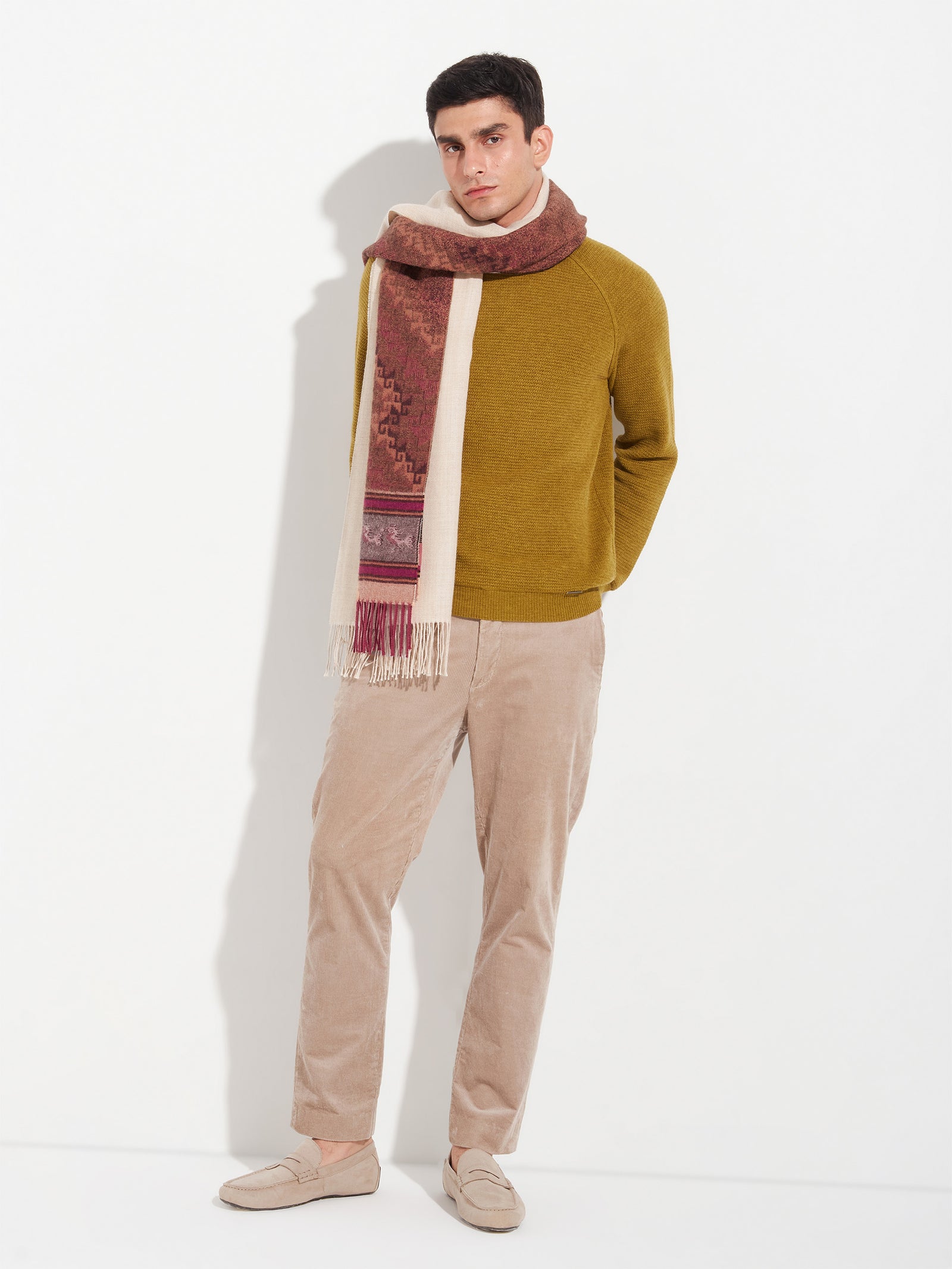 Chancay - 37 Scarf Baby Alpaca Color Red