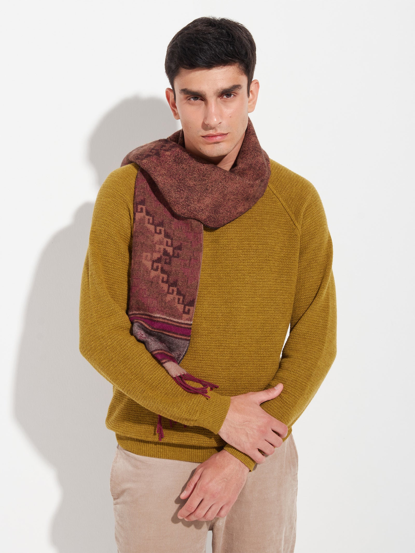 Chancay - 37 Scarf Baby Alpaca Color Red