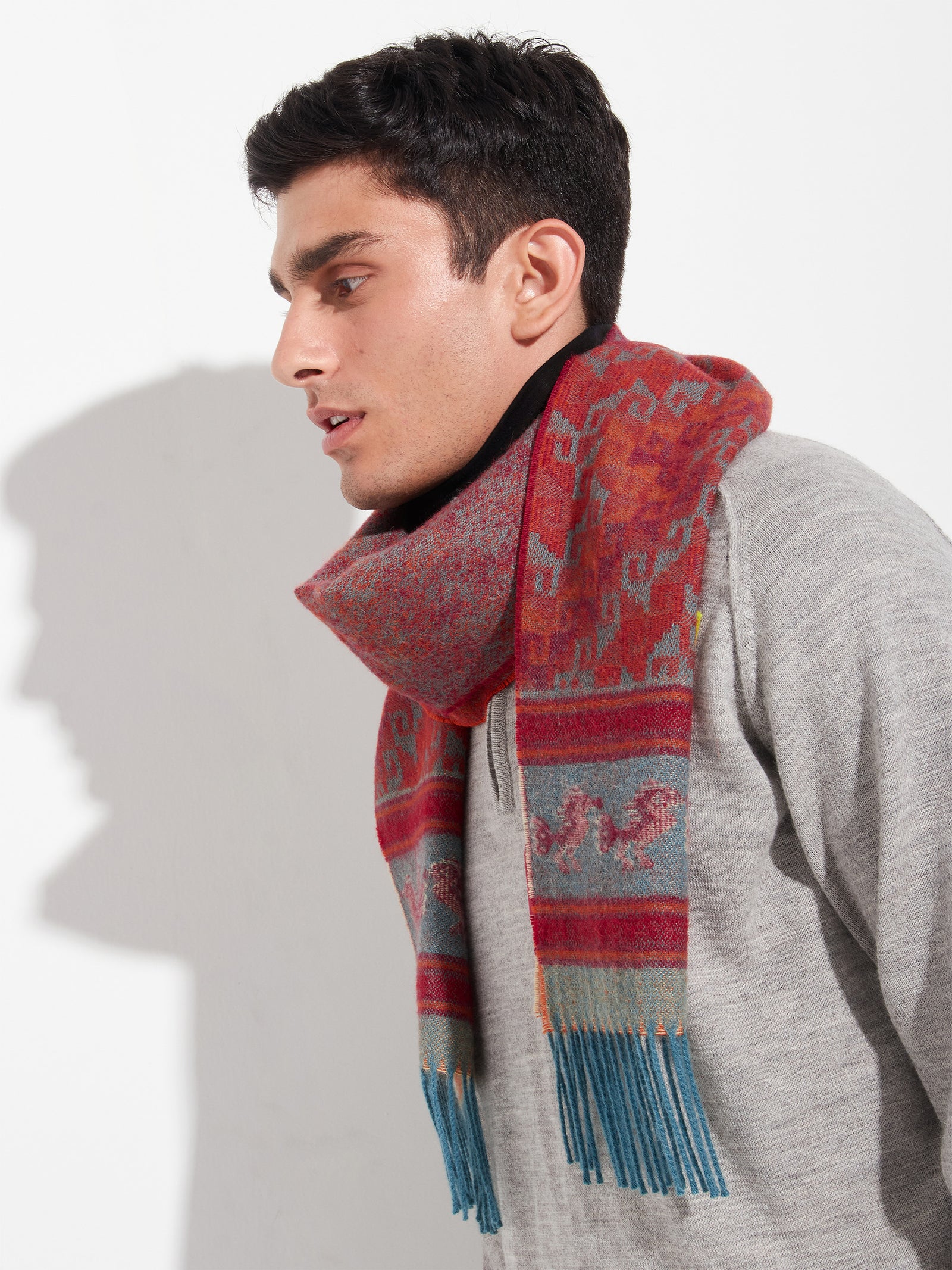 Chancay - 37 Scarf Baby Alpaca Color Orange